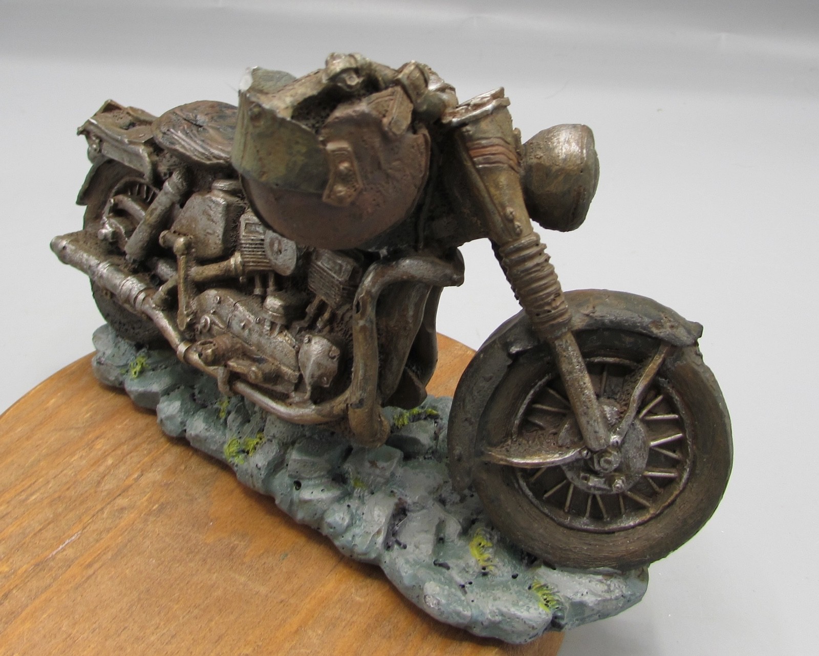 1961 Harley-Davidson Post-apocalyptic Sculpture Unbranded 1998 7 Inch Long China