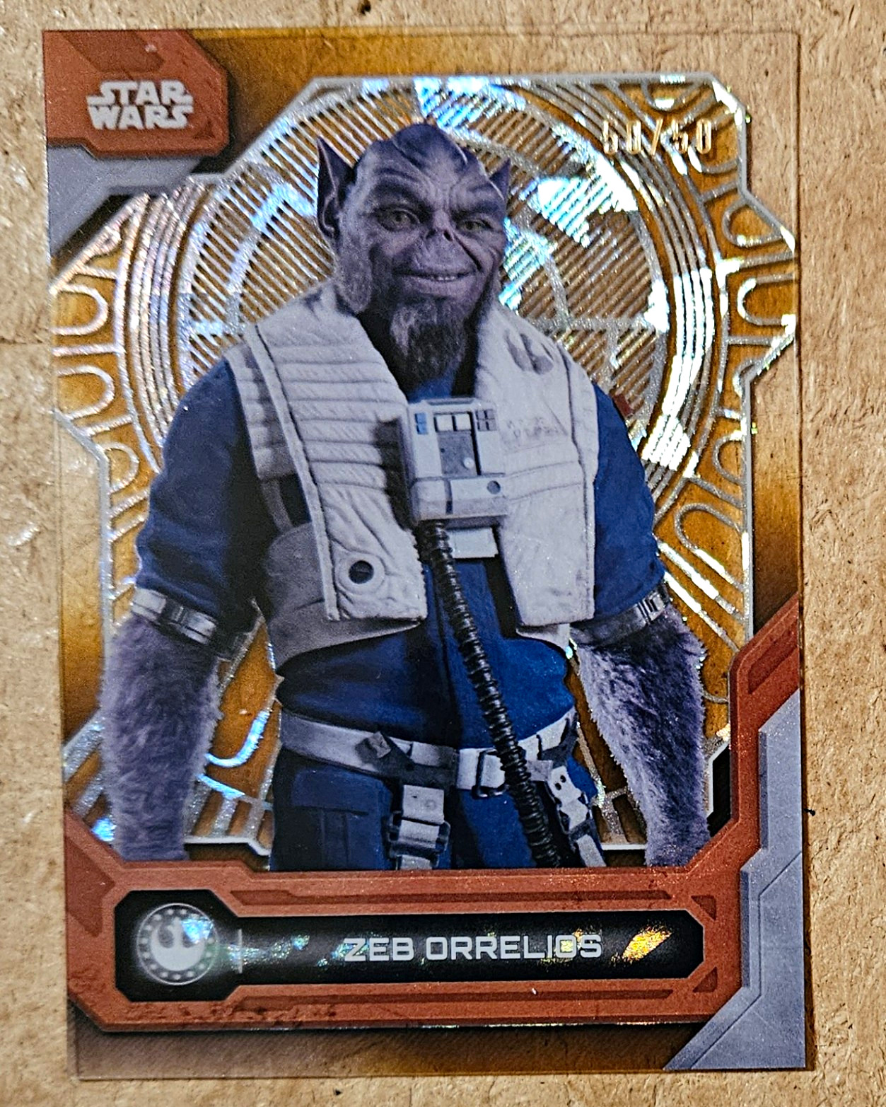 2024 Topps Star Wars High Tek Zeb Orrelios #40 Serial Numbered 50/50