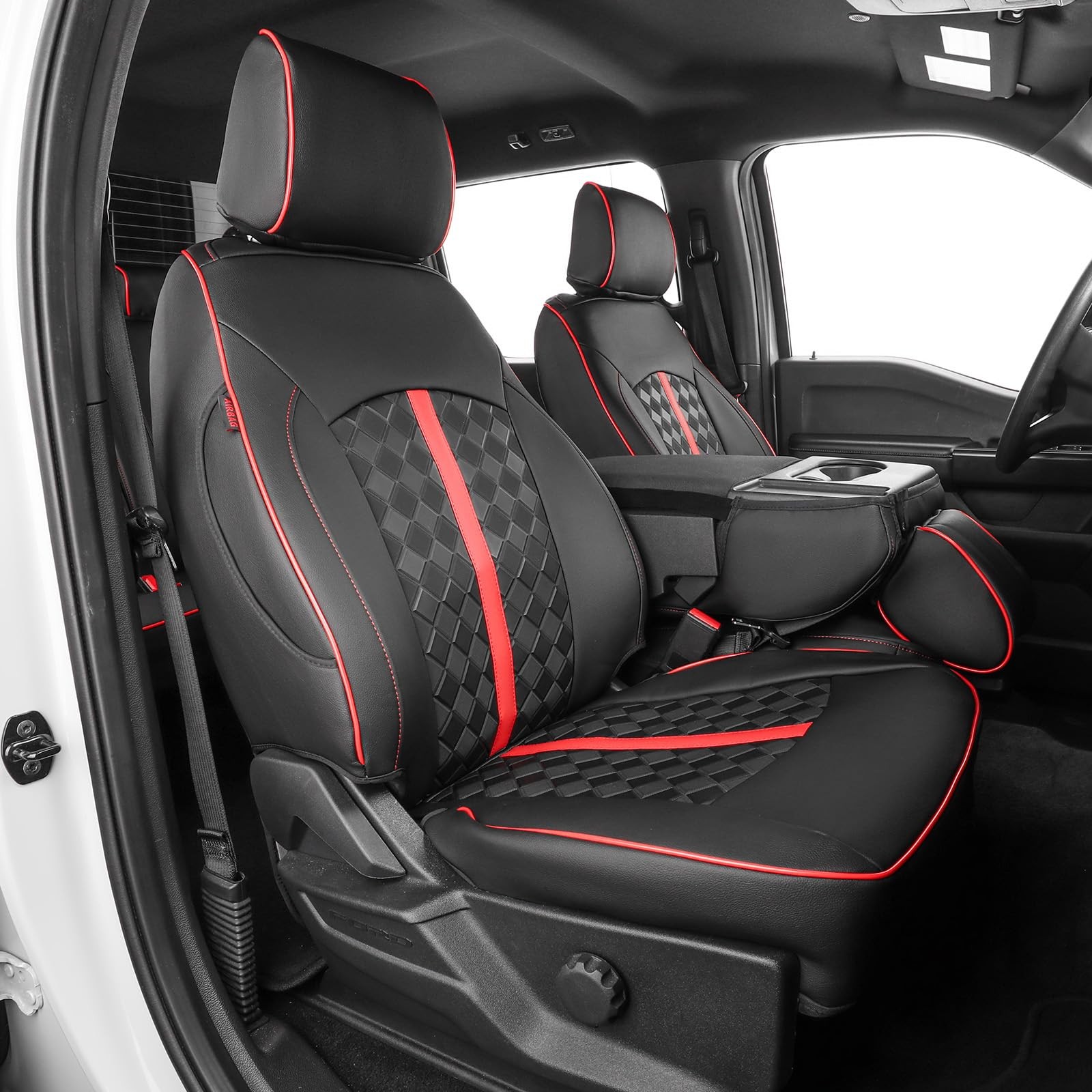 Custom Full Set Seat Covers for 2021-2026 Ford F150 SuperCrew XL/XLT/Tremor