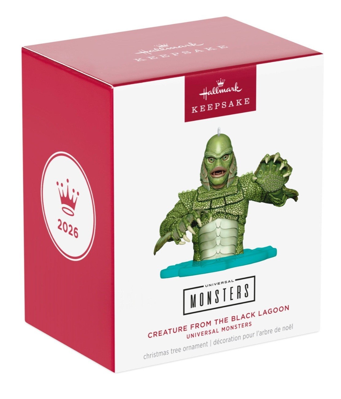 Hallmark CREATURE FROM THE BLACK LAGOON 2026 Keepsake Ornament Universal Monster