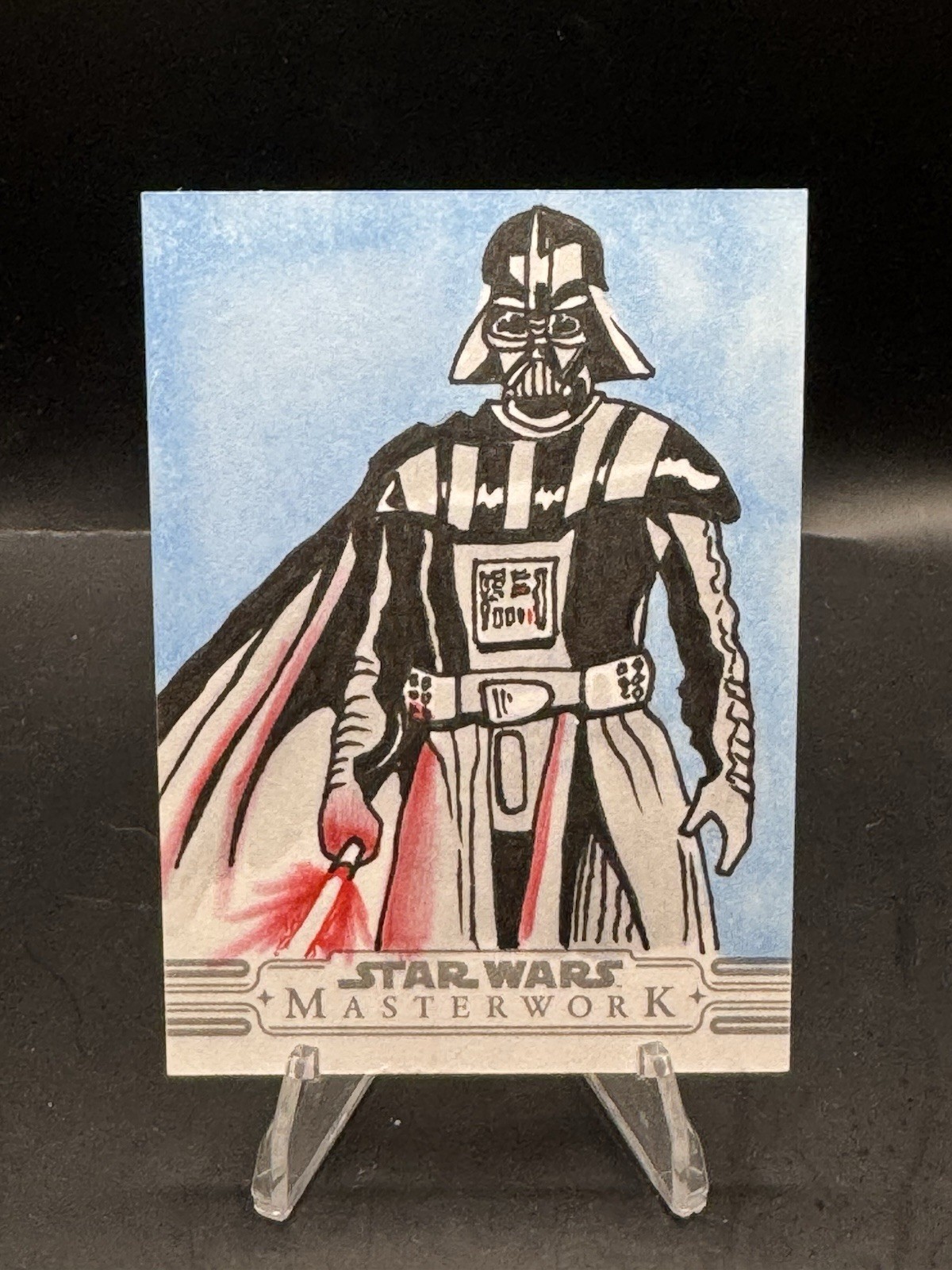 2025 Topps Star Wars Masterwork Darth Vader Sketch Card