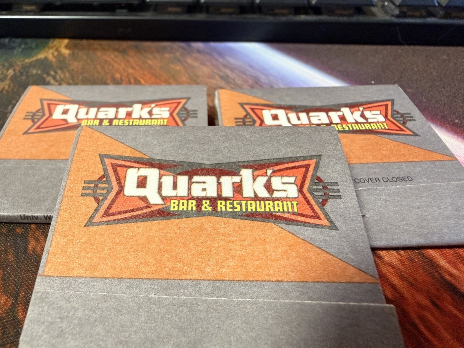 STAR TREK The Experience Quark's Bar Deep / Space Nine DS9 / Matches Set of 3