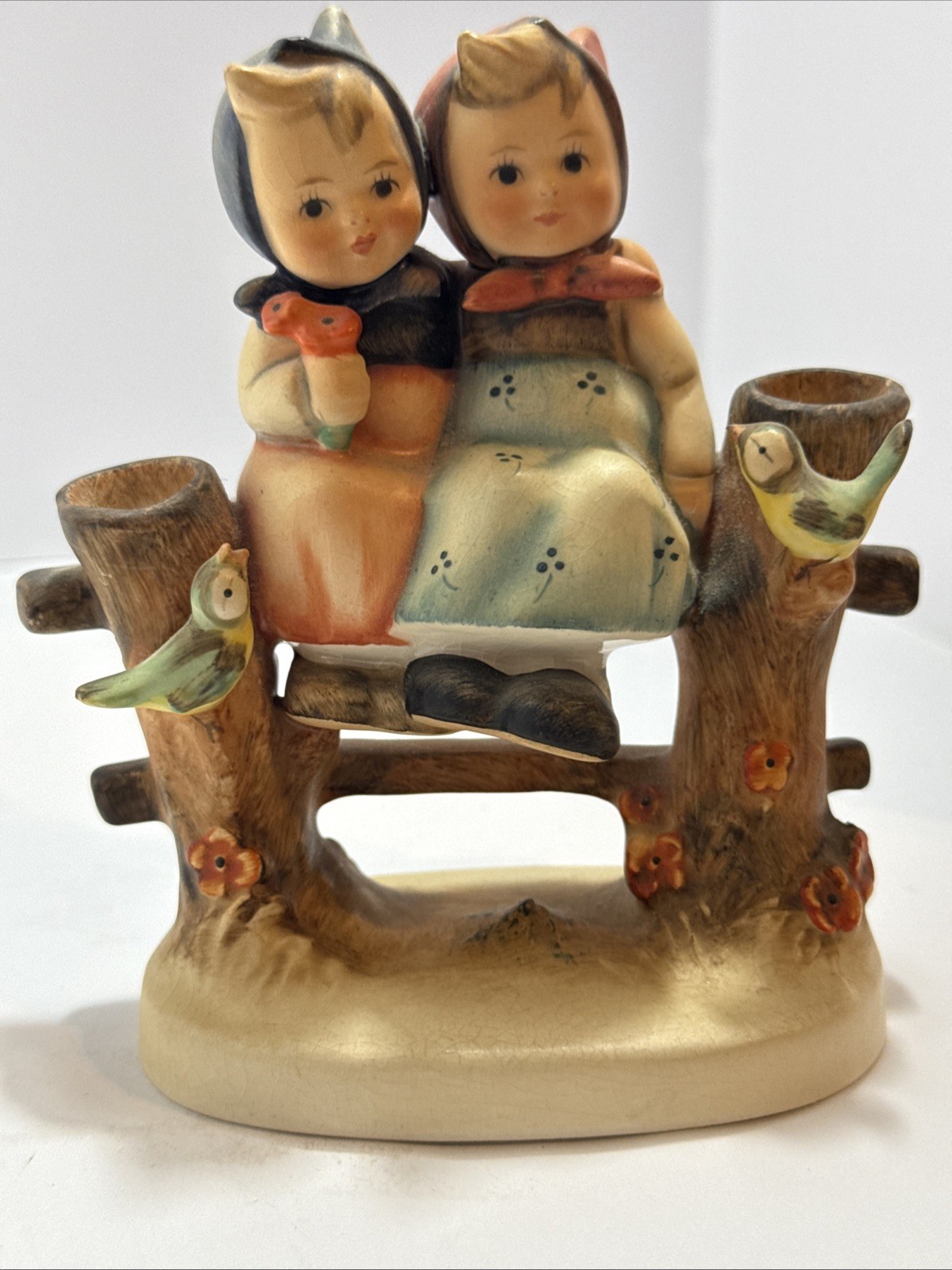 Hummel Coquettes Figurine #179 Goebel Collectible Girl Boy Scene Porcelain