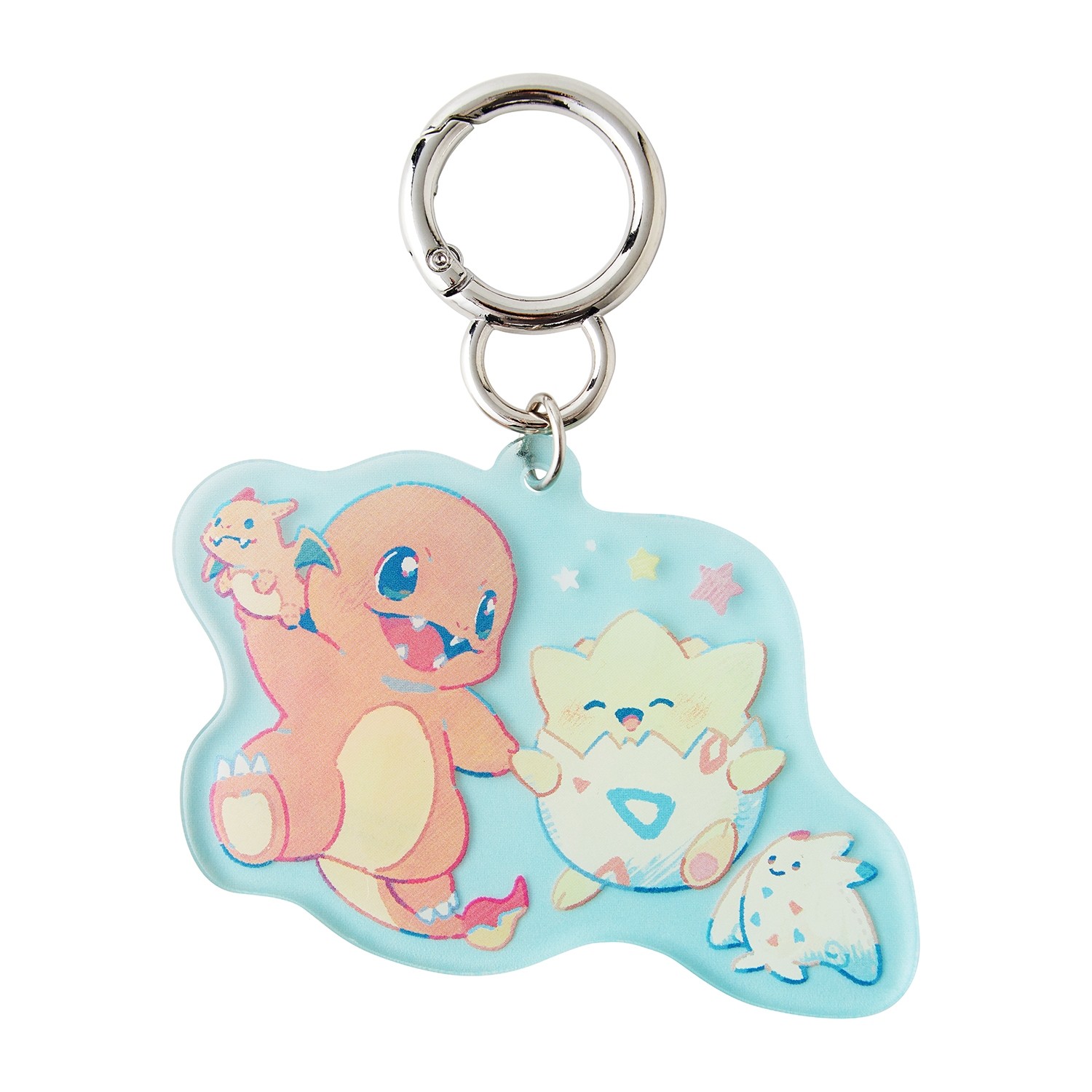 Pokemon Center Charmander  and Togepi Acrylic Keychain Little Daydream Japan NEW