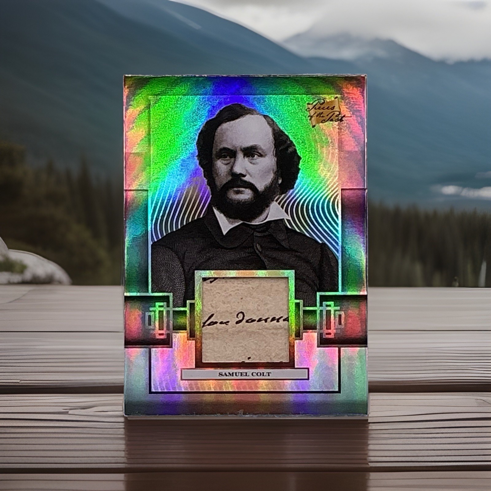 2026 Pieces Of The Past Historical Premium Edition Samuel Colt Handwritten Relic