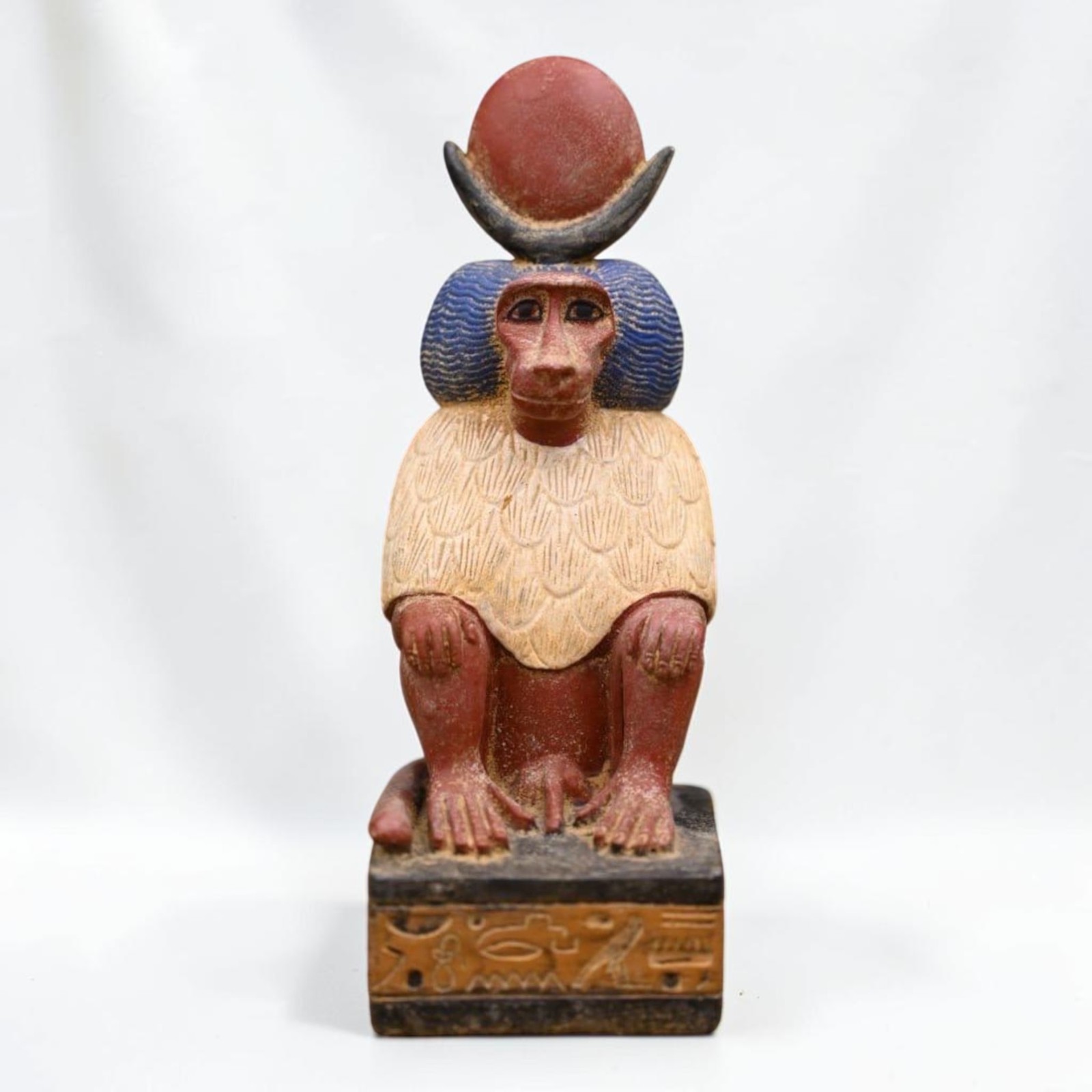 Rare Ancient Egyptian Antiquities Pharaonic God Baboon Statue Unique Egyptian BC
