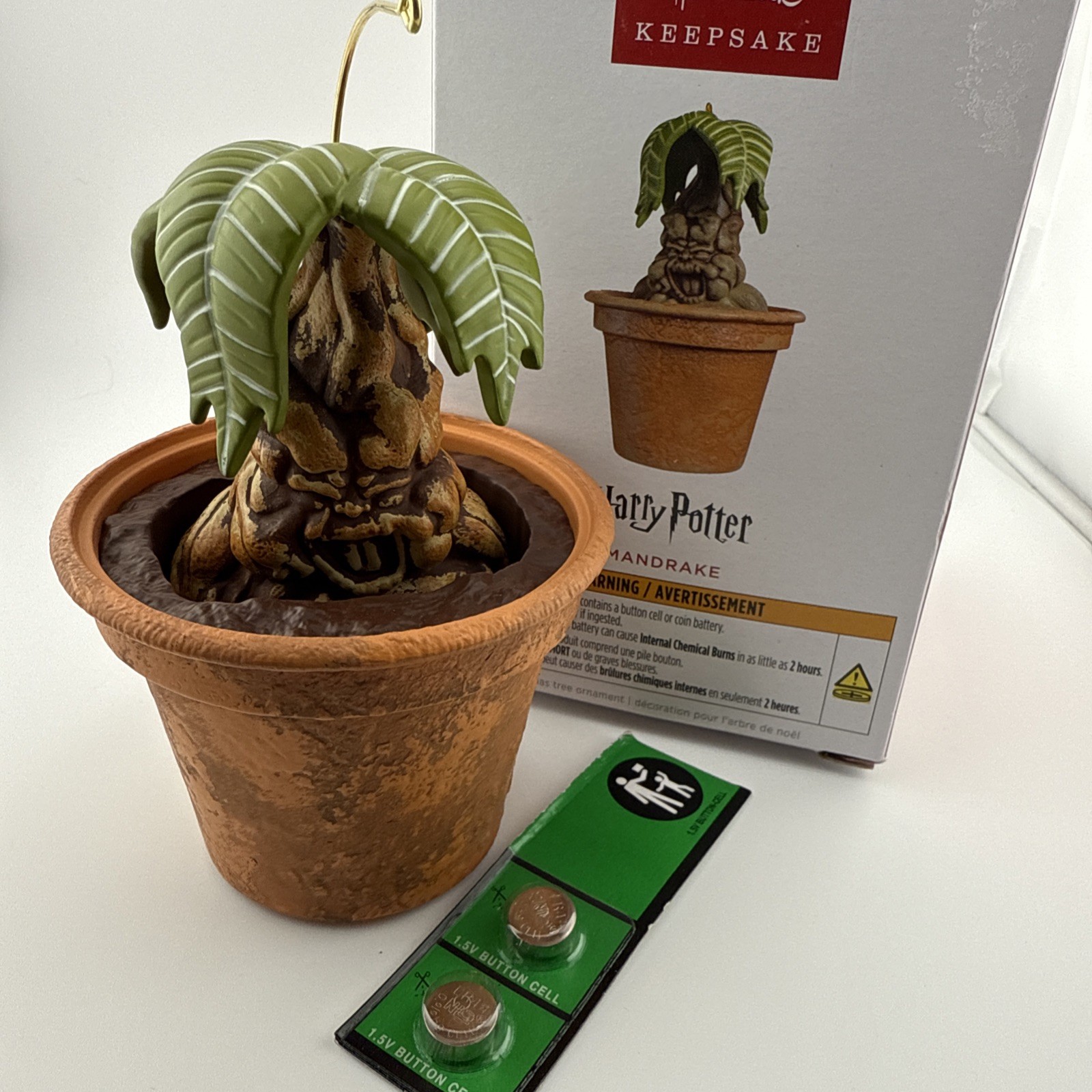 Hallmark Keepsake 2025 Mandrake Harry Potter Magic Ornament Sound