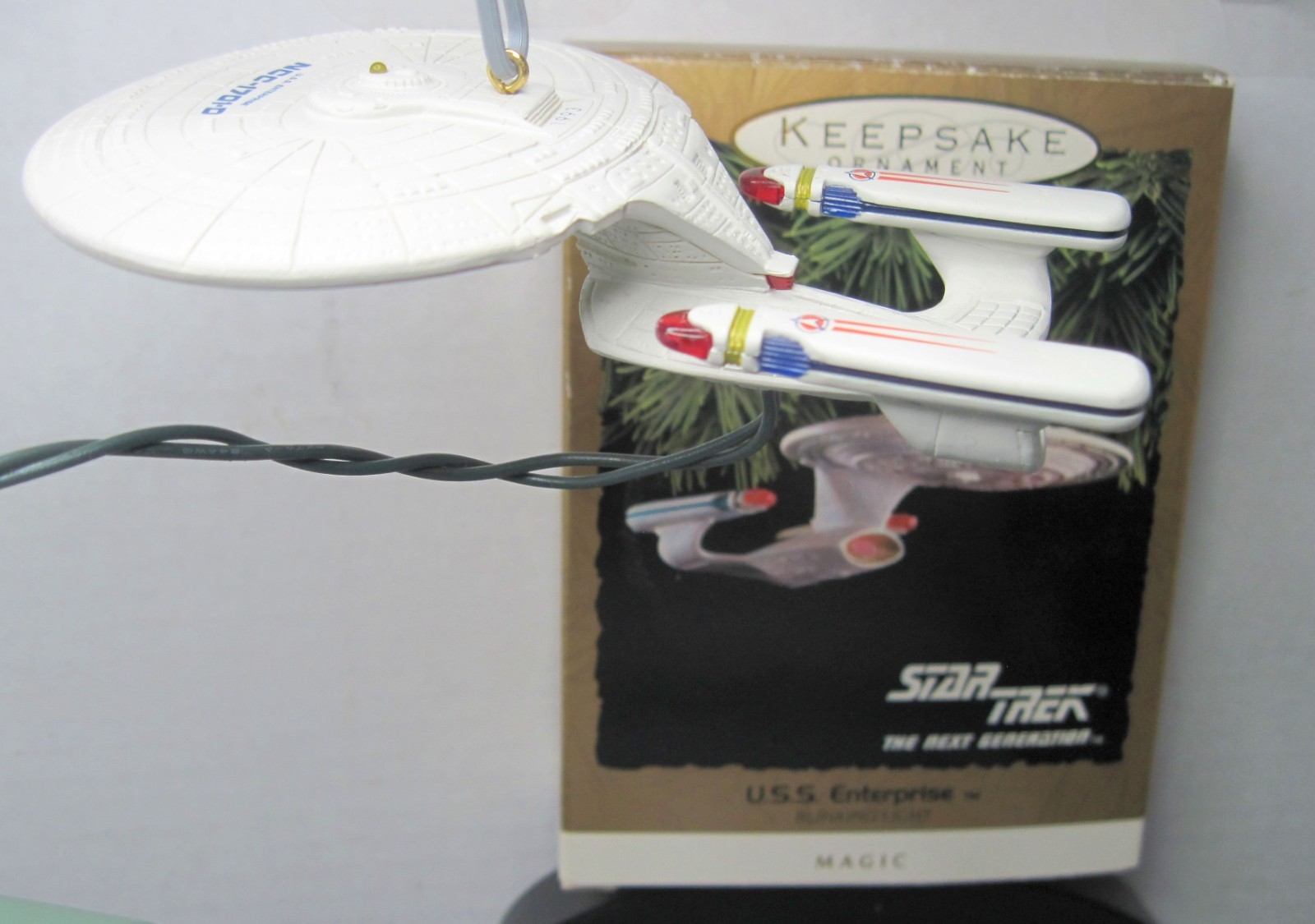 Hallmark Keepsake STAR TREK TNG 1993 U.S.S ENTERPRISE NCC-1707-D Tested