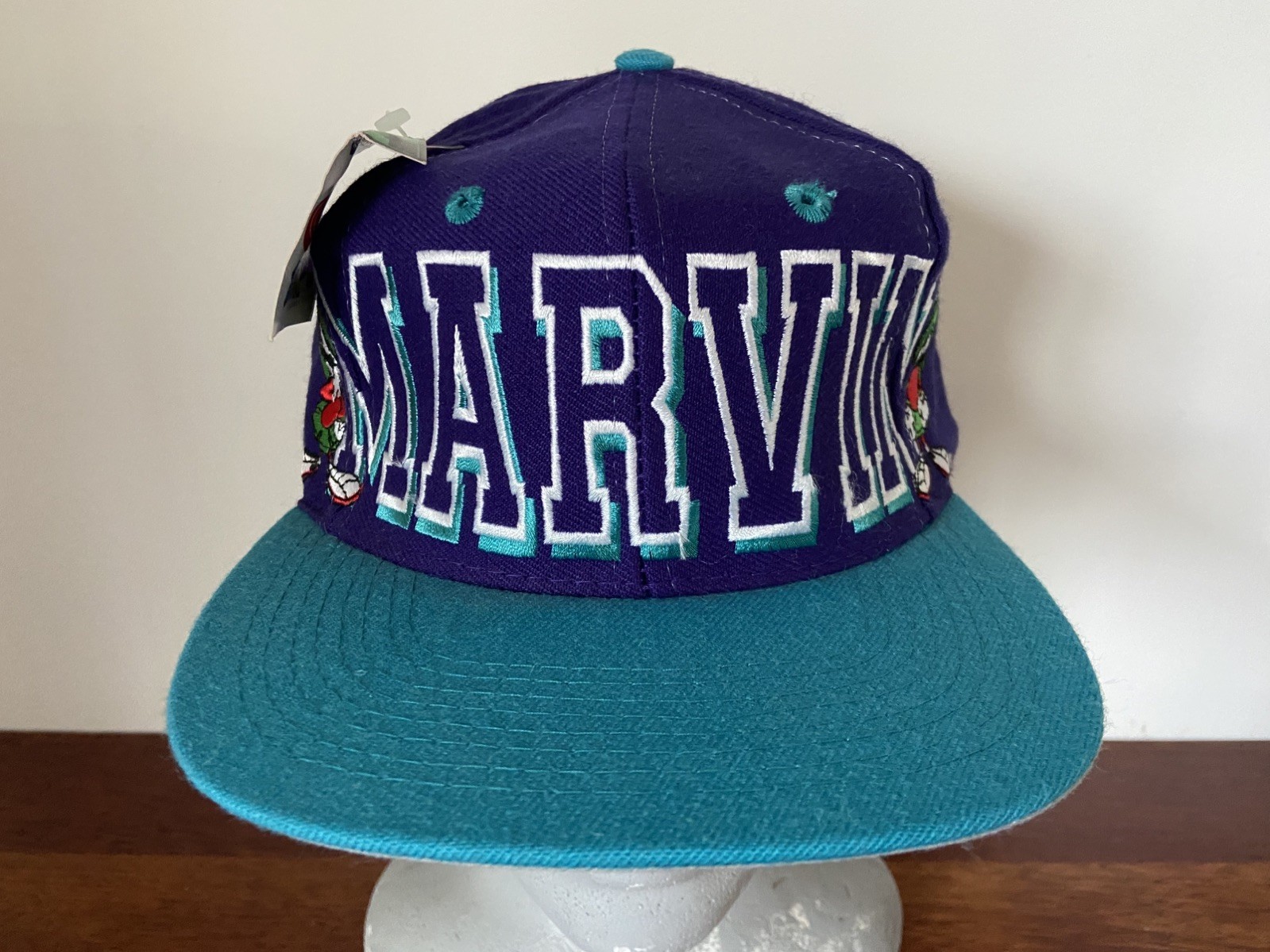 Marvin The Martian Looney Tunes Snapback Cap Hat Drew Pearson Vintage 1993 NWT
