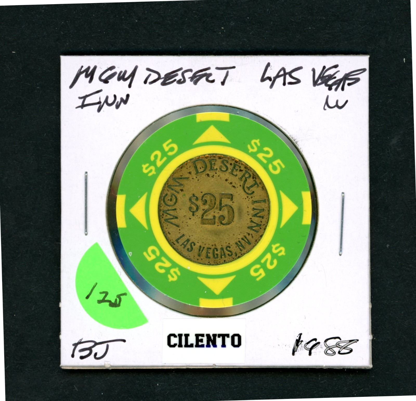 Vintage $25.00 MGM Desert Inn Las Vegas, Nevada Casino Chip