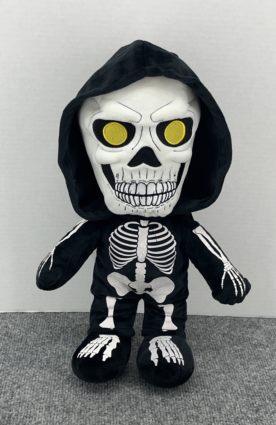 Spirit Halloween Skully Skeleton Mascot Plush 16” Lil Skelly Bones Spirit Halloween Skully Skeleton Mascot Plush 16” Lil Skelly Bones