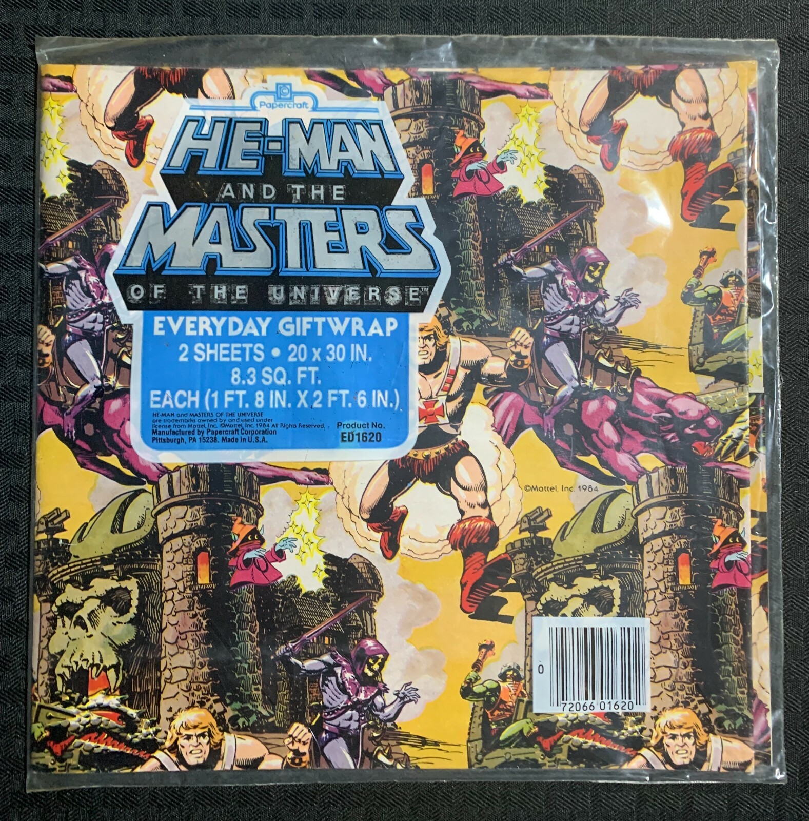 1984 Mattel HE-MAN MASTERS OF THE UNIVERSE (2) 20x30