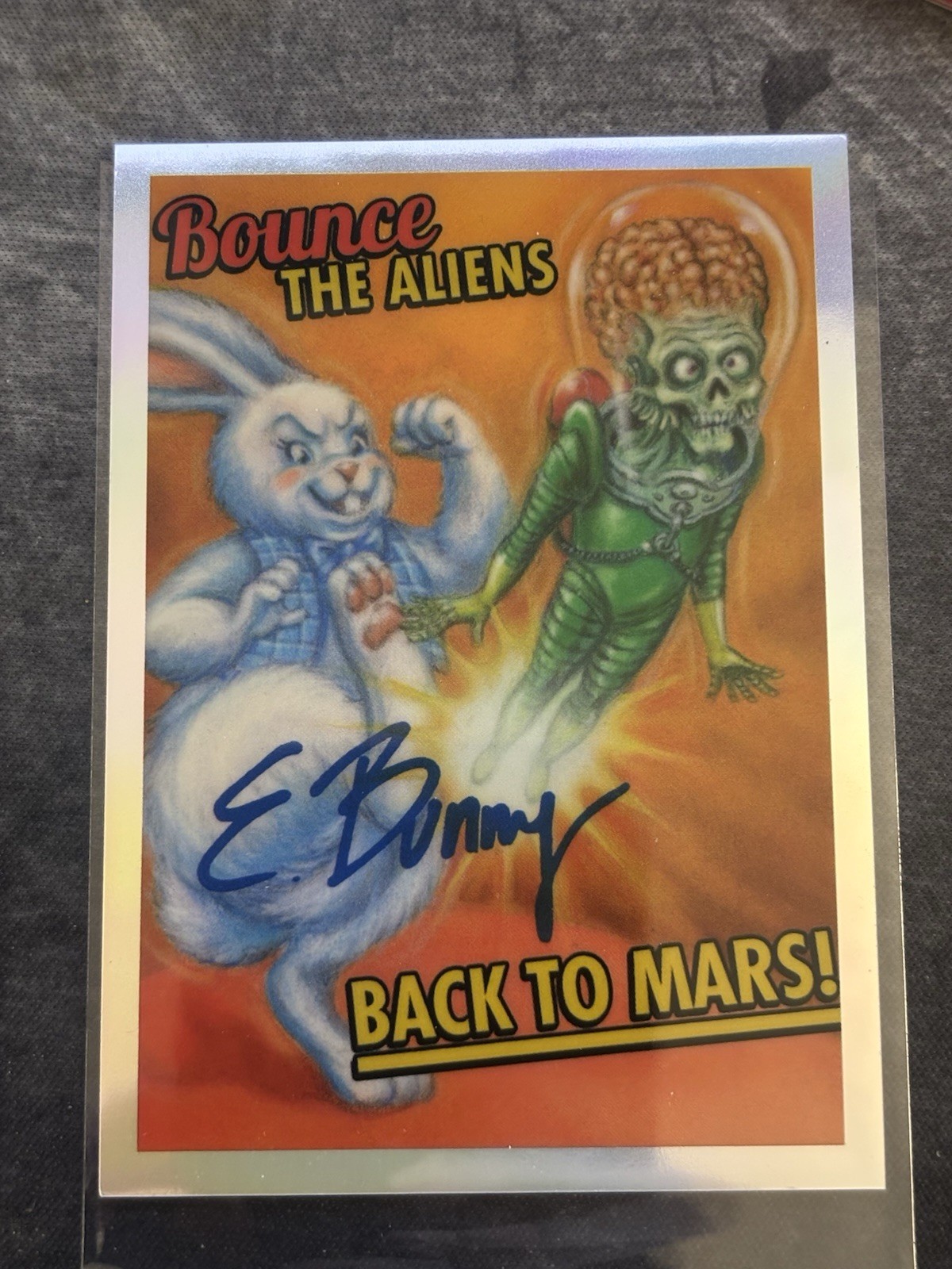 2026 Topps Mars Attacks Xmas Easter Bunny Cryptid Alliance Facsimile Auto #A-6