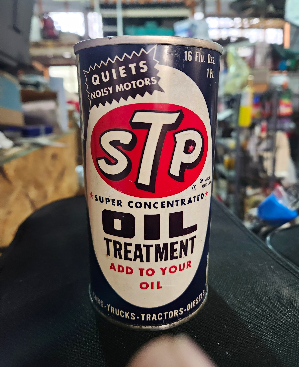 Early 60's STP Vintage Super Concentrated Oil Treatment 16 fl oz