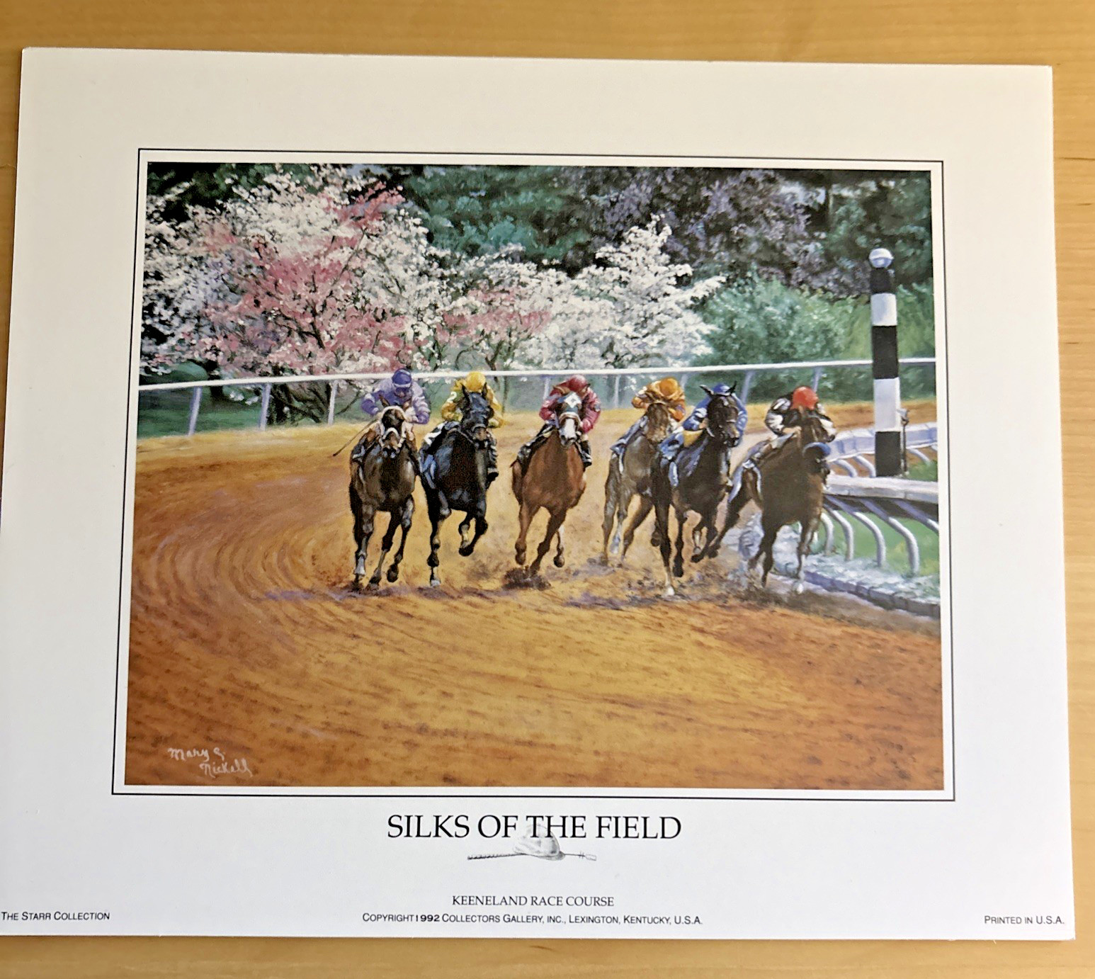 Keeneland Horse Race Photo Lexington Kentucky Race Track Photograph Photo