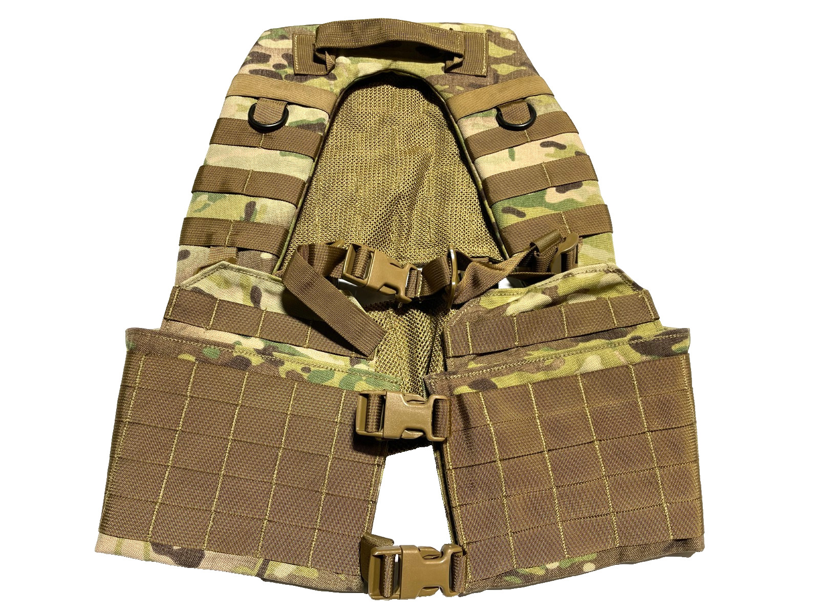 US GCS OCP Multicam DFLCS V2 Load Carrying Gear Vest H Harness LBV LARGE - NEW