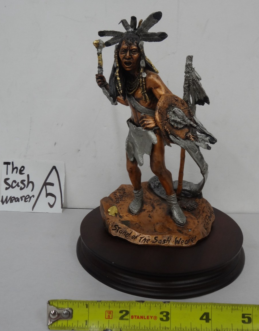 Legends Pardell Bronze Crow Native American \