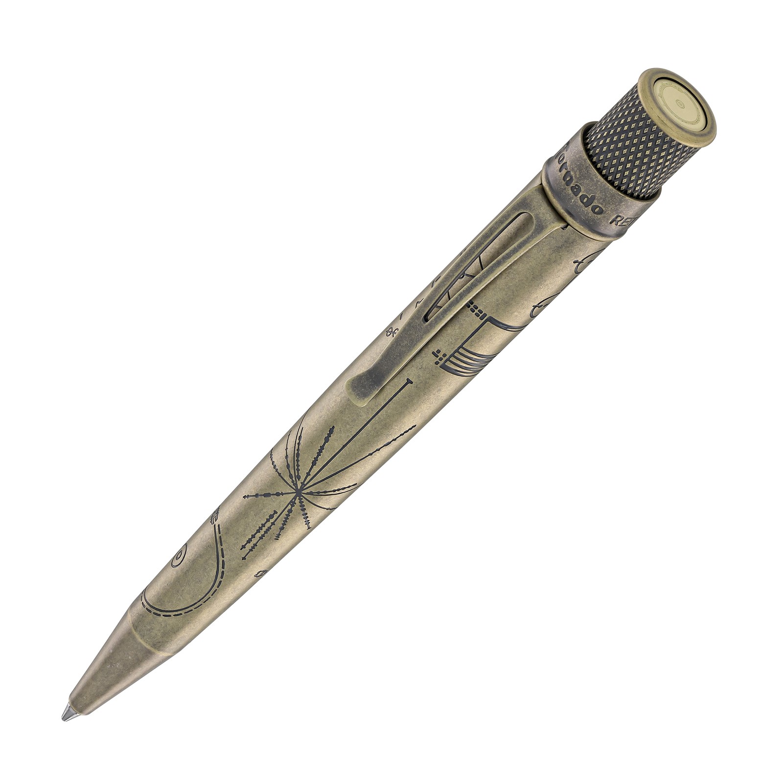 Retro 51 Tornado Rollerball Pen in Voyager Golden Record Limited Ed - NEW in Box