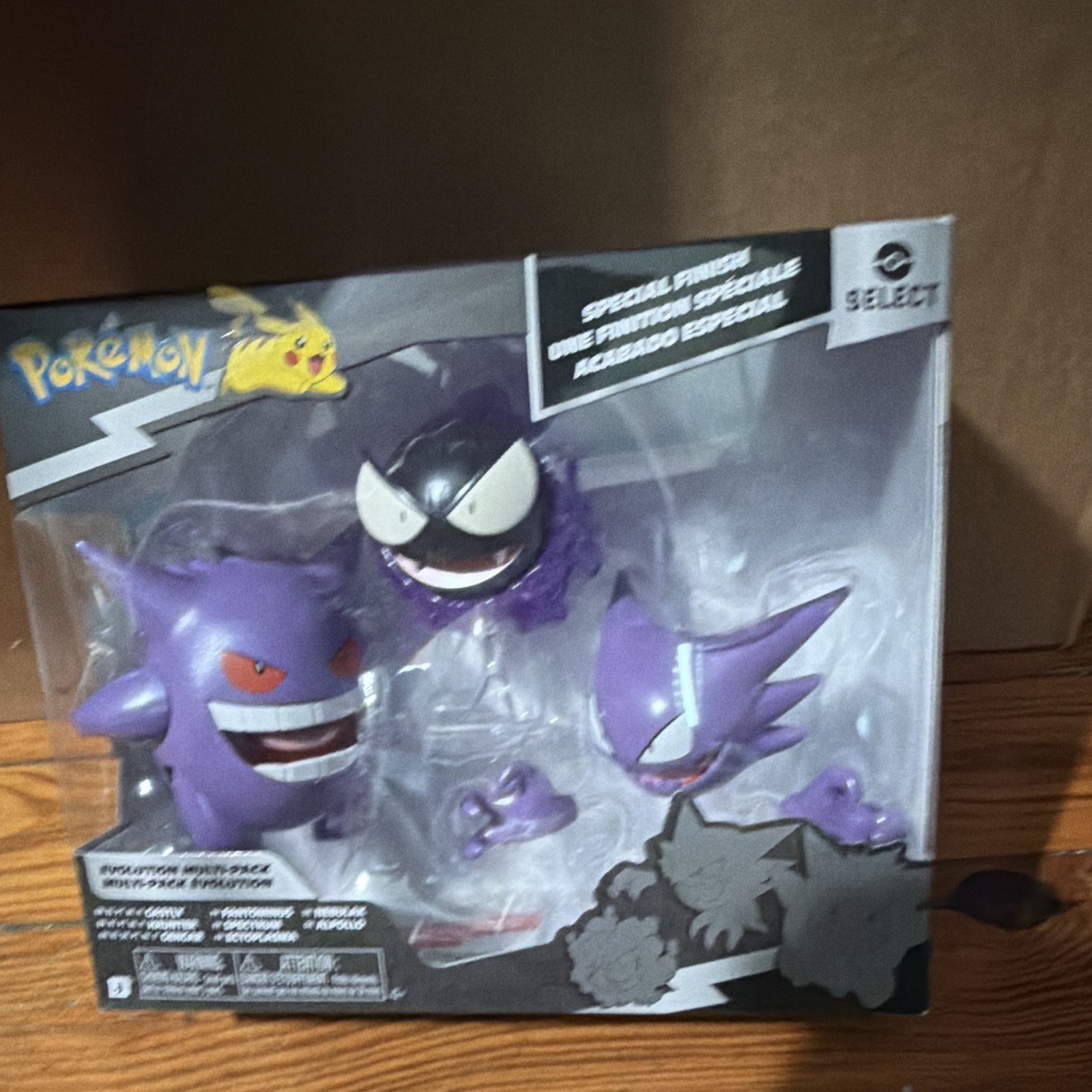 Pokémon Select Gastly Haunter Gengar Special Figure Set Boxed Original Unopened