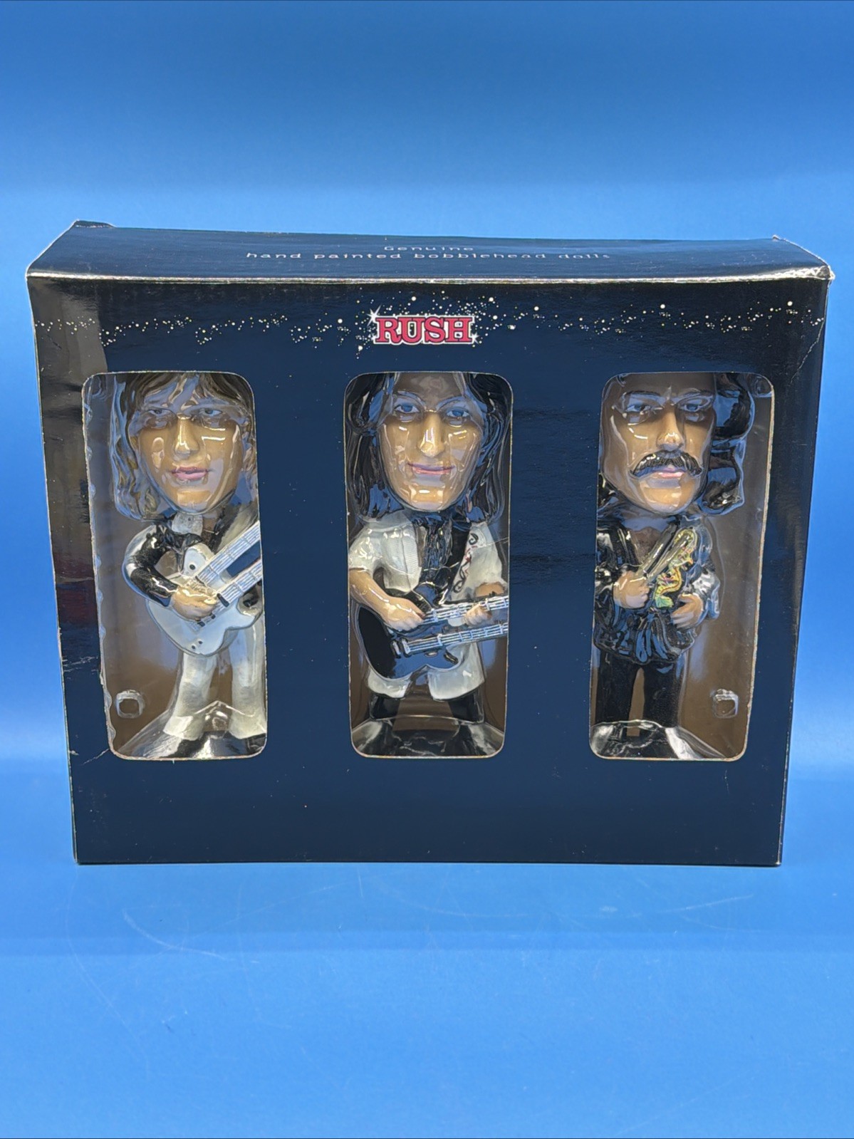 2001 Rush Bobble Dobbles Hand Painted Original Limited Edition Bobbleheads
