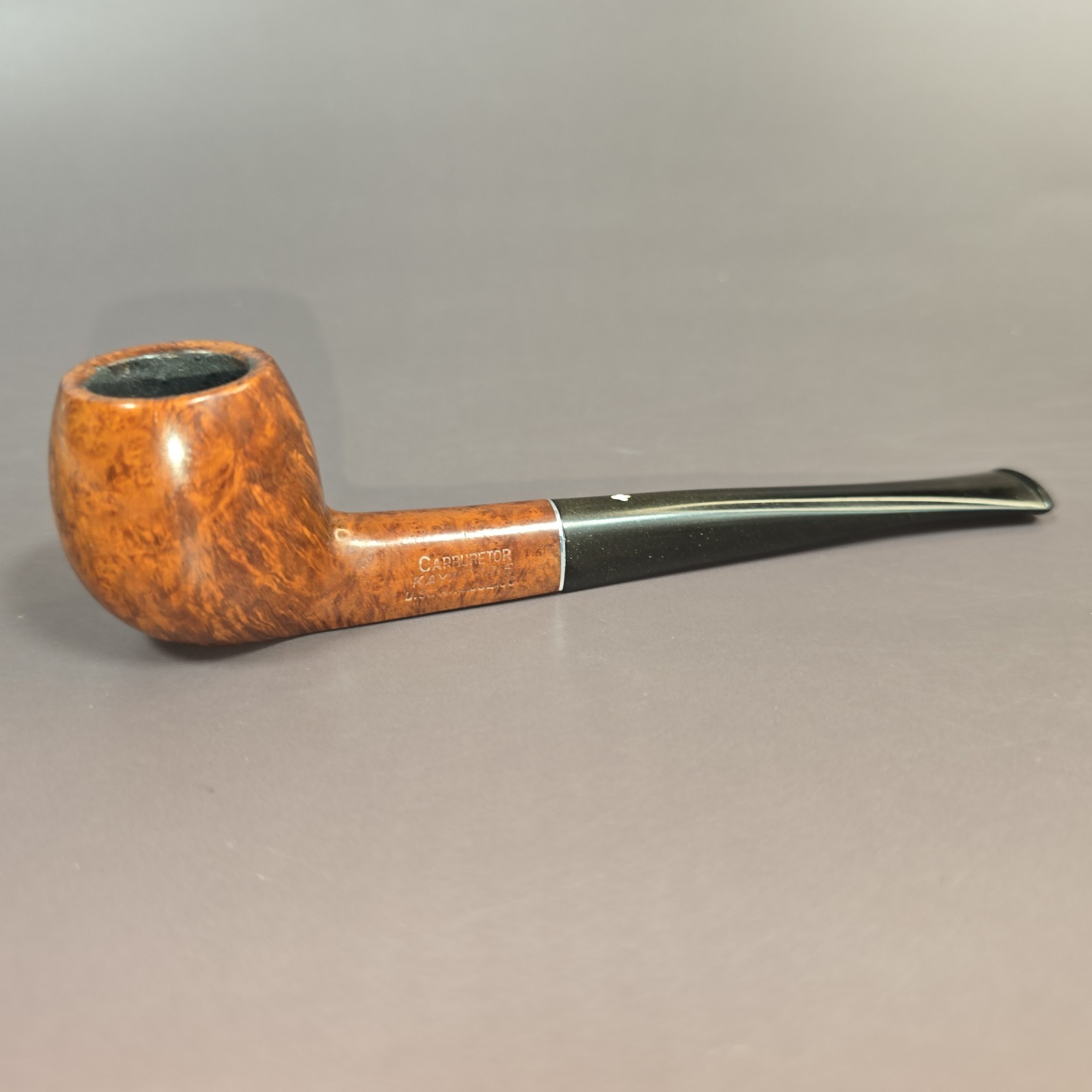 Kaywoodie Carburetor 88206 Patent Smooth Estate Briar Pipe With Dings