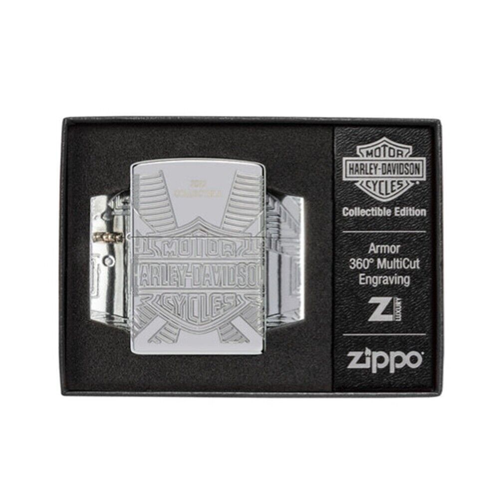Zippo Lighter 2022 Harley Davidsion Limited Edition Armor 49814 Free 5 Gifts