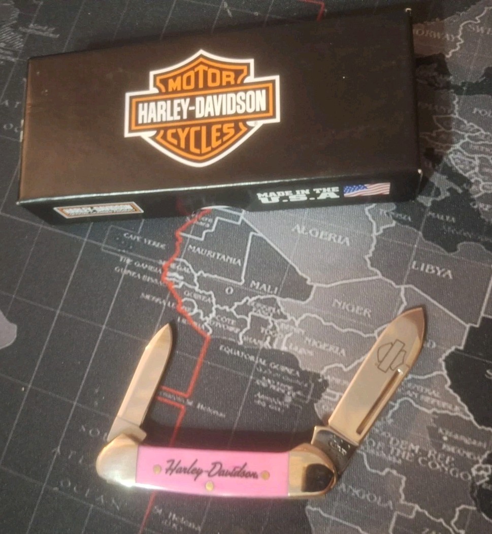 CASE XX USA KNIFE PINK HARLEY DAVIDSON BABY BUTTERBEAN 2014 62132 SS