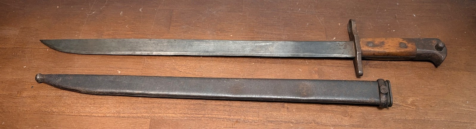 Vintage WW2 Japanese Bayonet Scabbard Military Display Collectible Knife