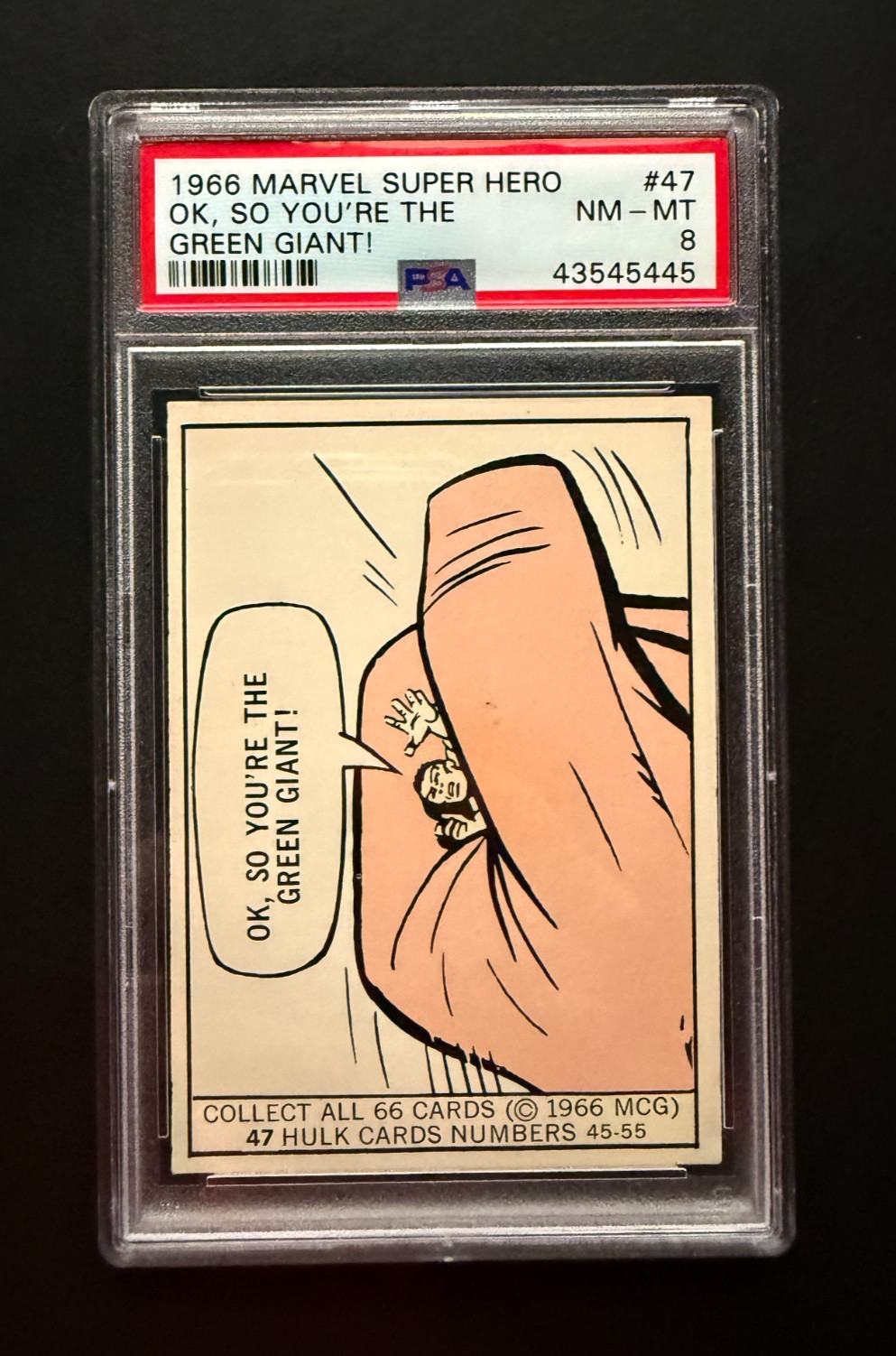 1966 Marvel Super Hero #47 OK, So You\'re The Green Giant - PSA 8 - Hulk