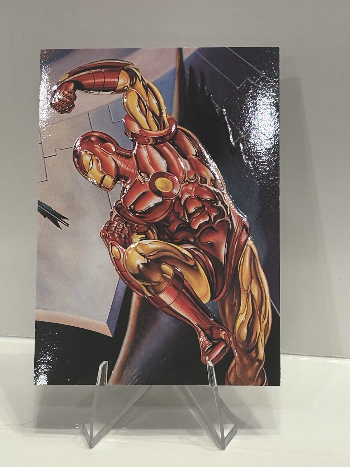 1995 Fleer/Skybox DC vs. Marvel Comics | Iron Man #I3 | Impact Subset | RARE 🔥