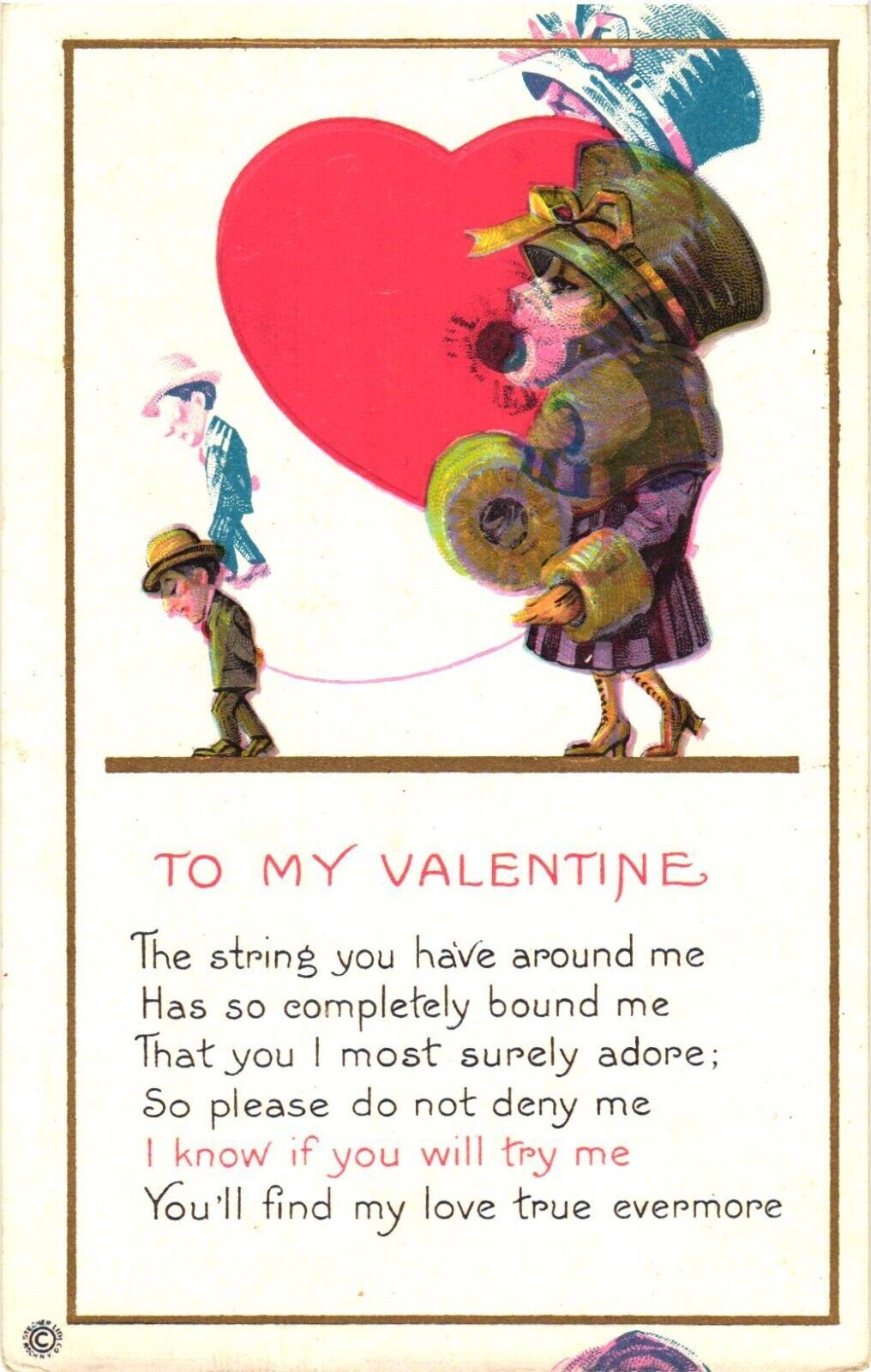 The String You Have Around Me, Completely Bound Me, To My Valentine Postcard