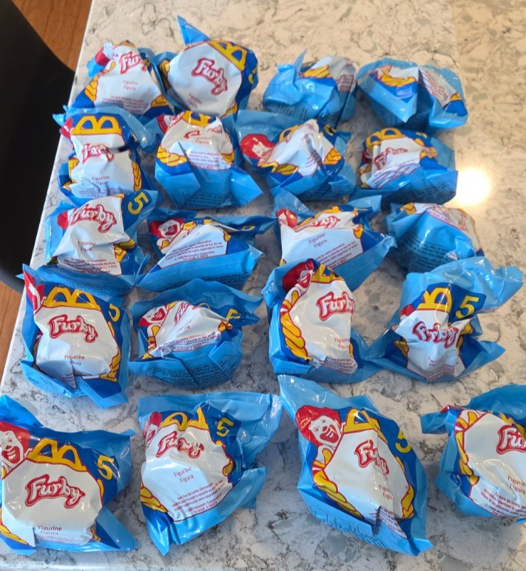 New Vintage 1998 McDonalds Furby #5 Happy Meal Toys Lot of 20 Tiger Electronics