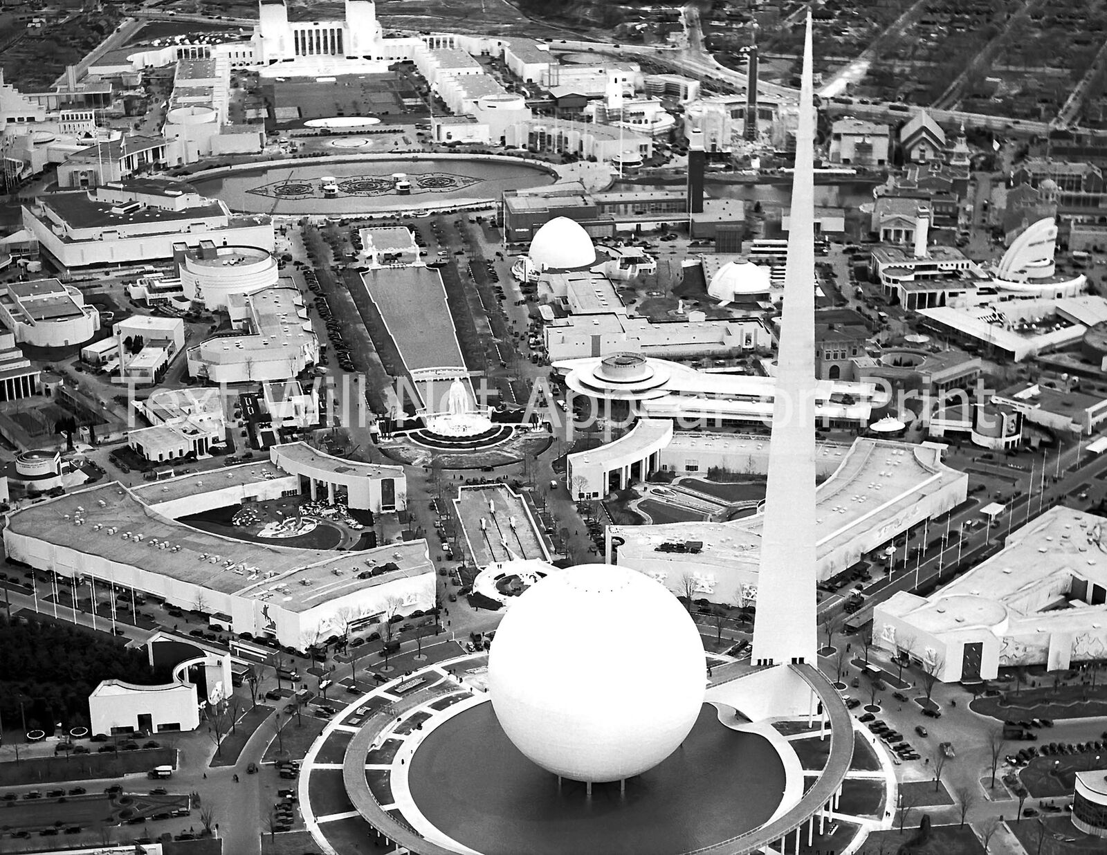 1939 Aerial View of New York World\'s Fair Old Photo 8.5\