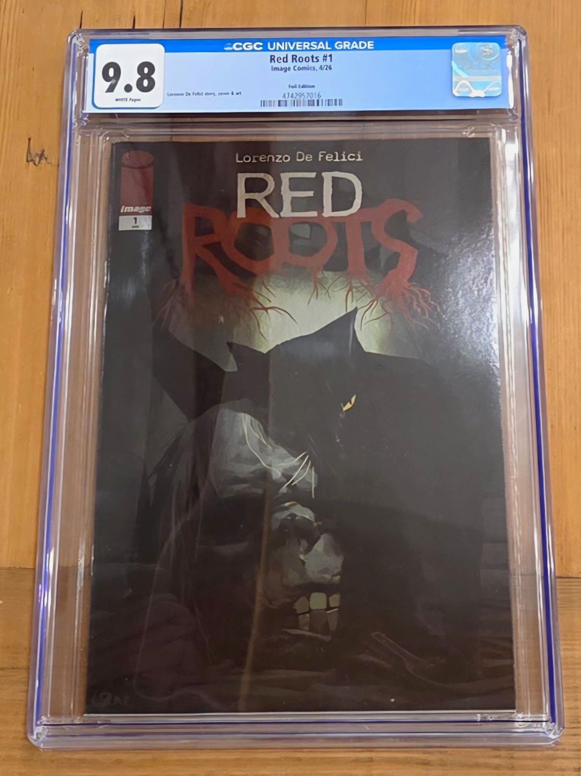 CGC 9.8 Red Roots #1 Foil Variant (2026) COMICTOM EXCLUSIVE COVER LTD TO 400