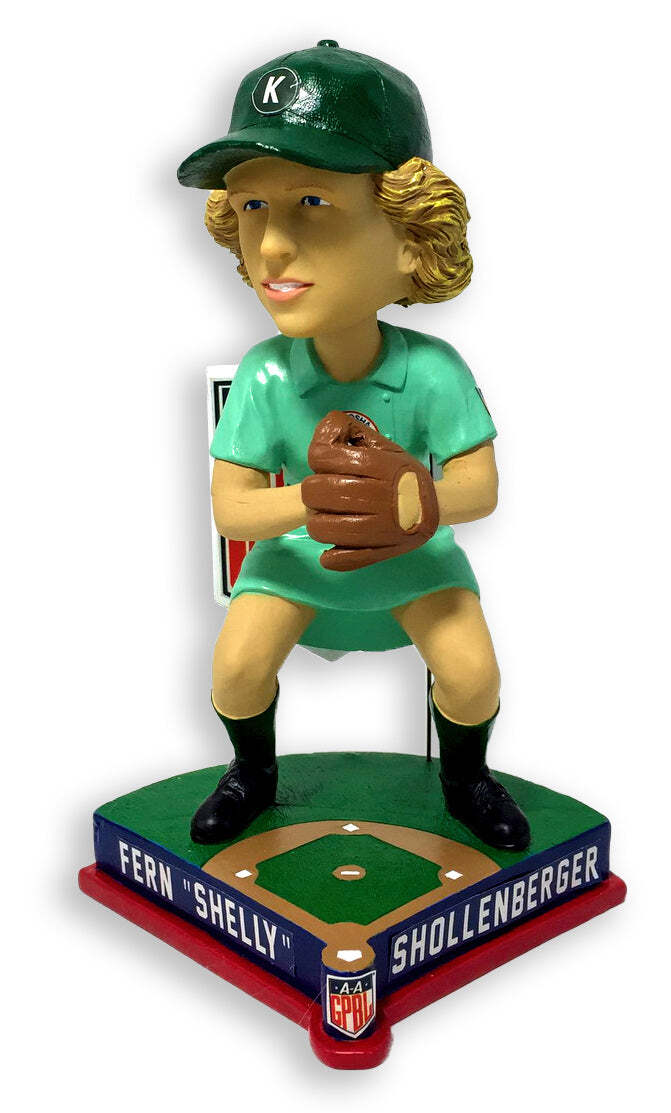 Fern Shollenberger Kenosha Comets AAGPBL All-Stars Bobblehead AAGPBL