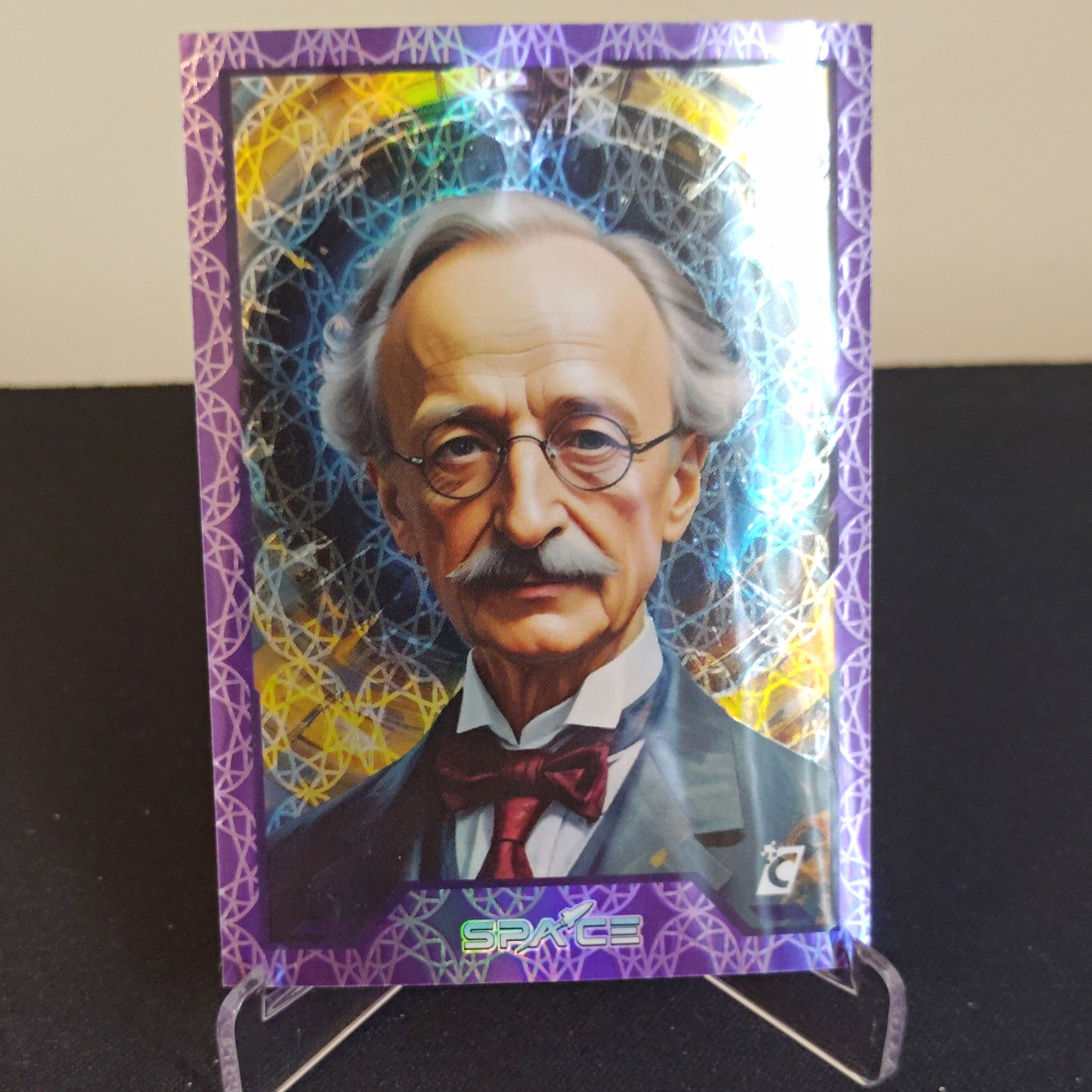 Cardsmiths 2025 Space Trading Cards Max Planck #70 Serial #01/49 Alpha Print