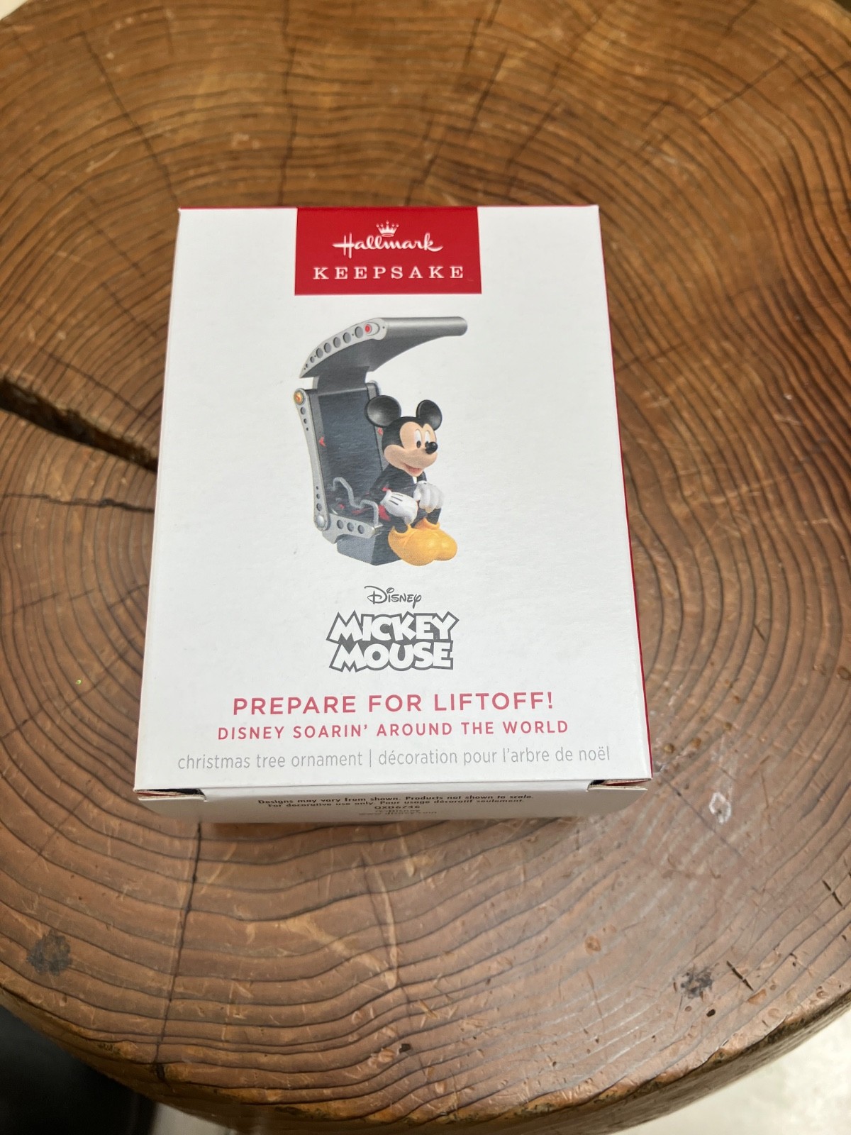 NIB Disney Soarin Mickey Mouse Prepare For Liftoff Ornament Hallmark SOLD OUT