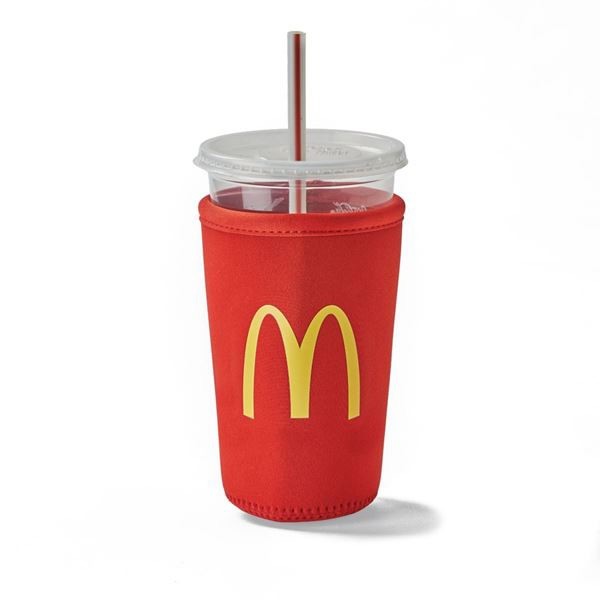 McDonald's Medium Cold Cup Koozie Sleeve Java Sok 