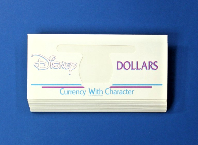 Disney Mickey Mouse Dollar White Envelopes Lot Of 20 New in Original Packaging