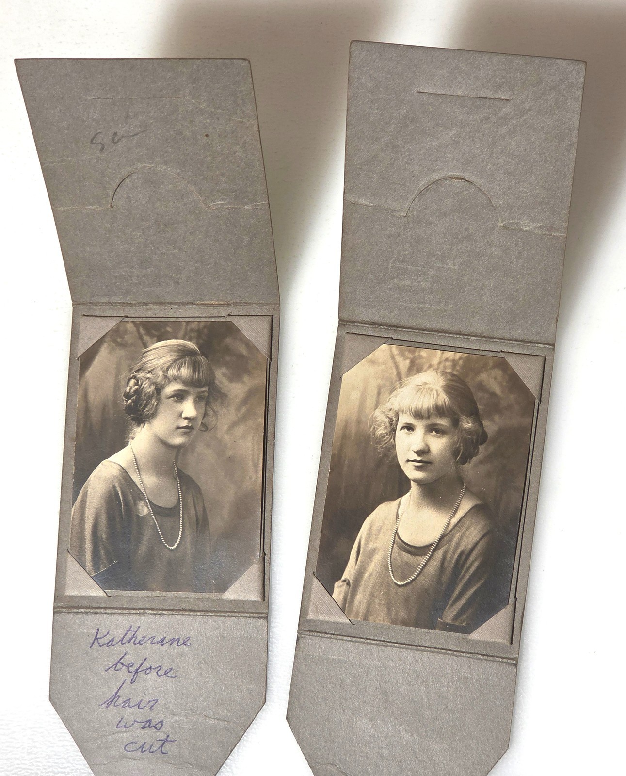 Lot of 2 Photoette by Lake Spokane Early 20th Century Women\'s Portraits VG+