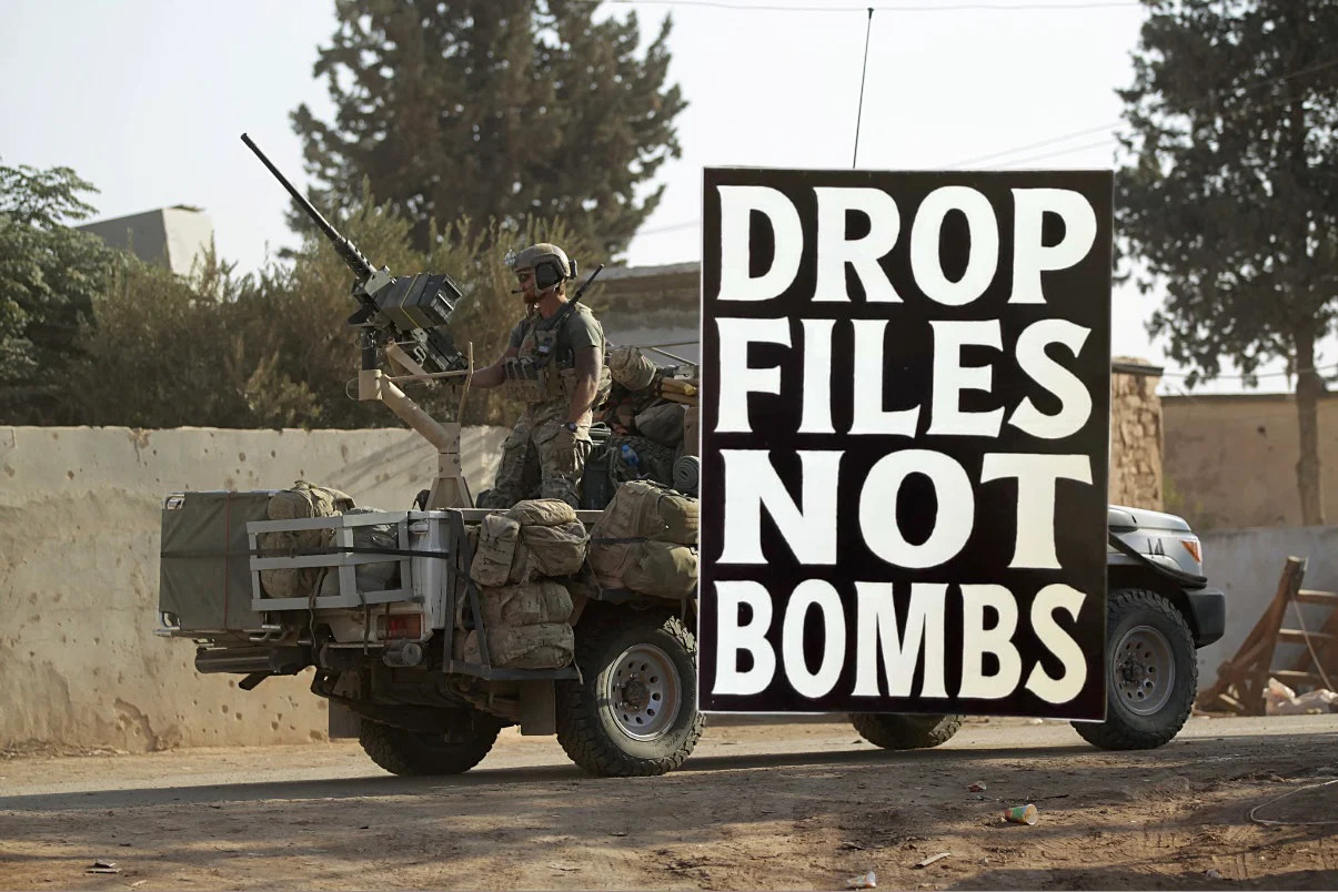 VELOCES X NORTHERN PROVISIONS DROP FILES NOT BOMBS STICKER SLAP NORPRO NOT AOTD