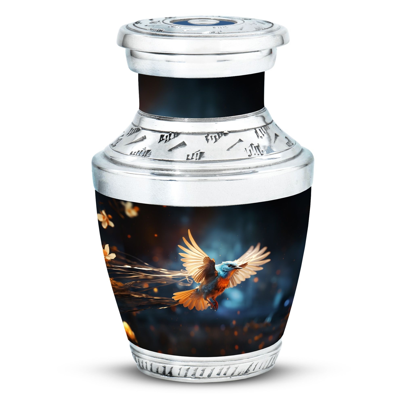 Revolutionary Red Sparrow Flying Cremation Urn | Keepsake Urn Keepsake
