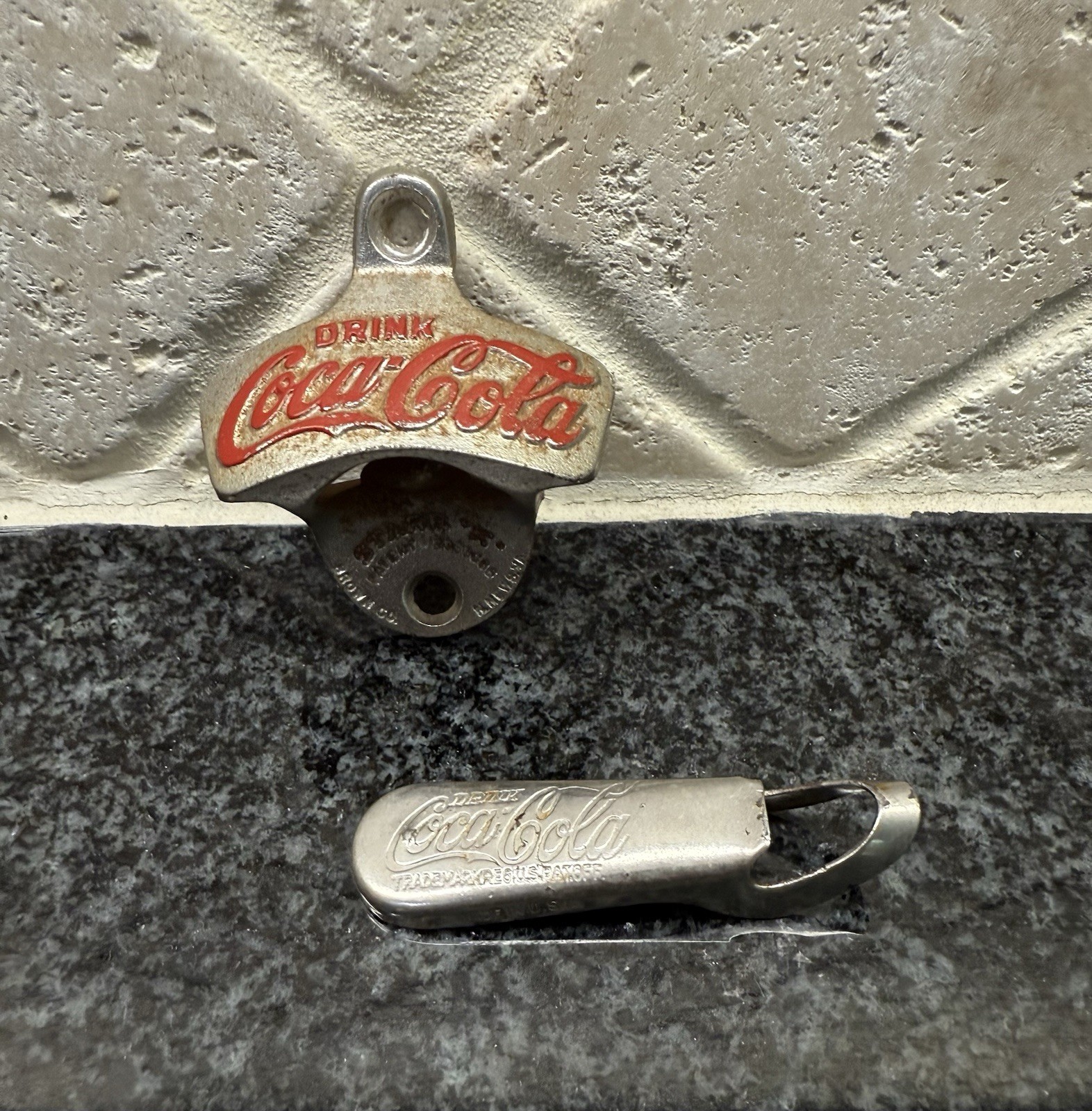 Lot Of 2 Vintage Coca Cola Bottle Openers Different Starr X And Formed Hand