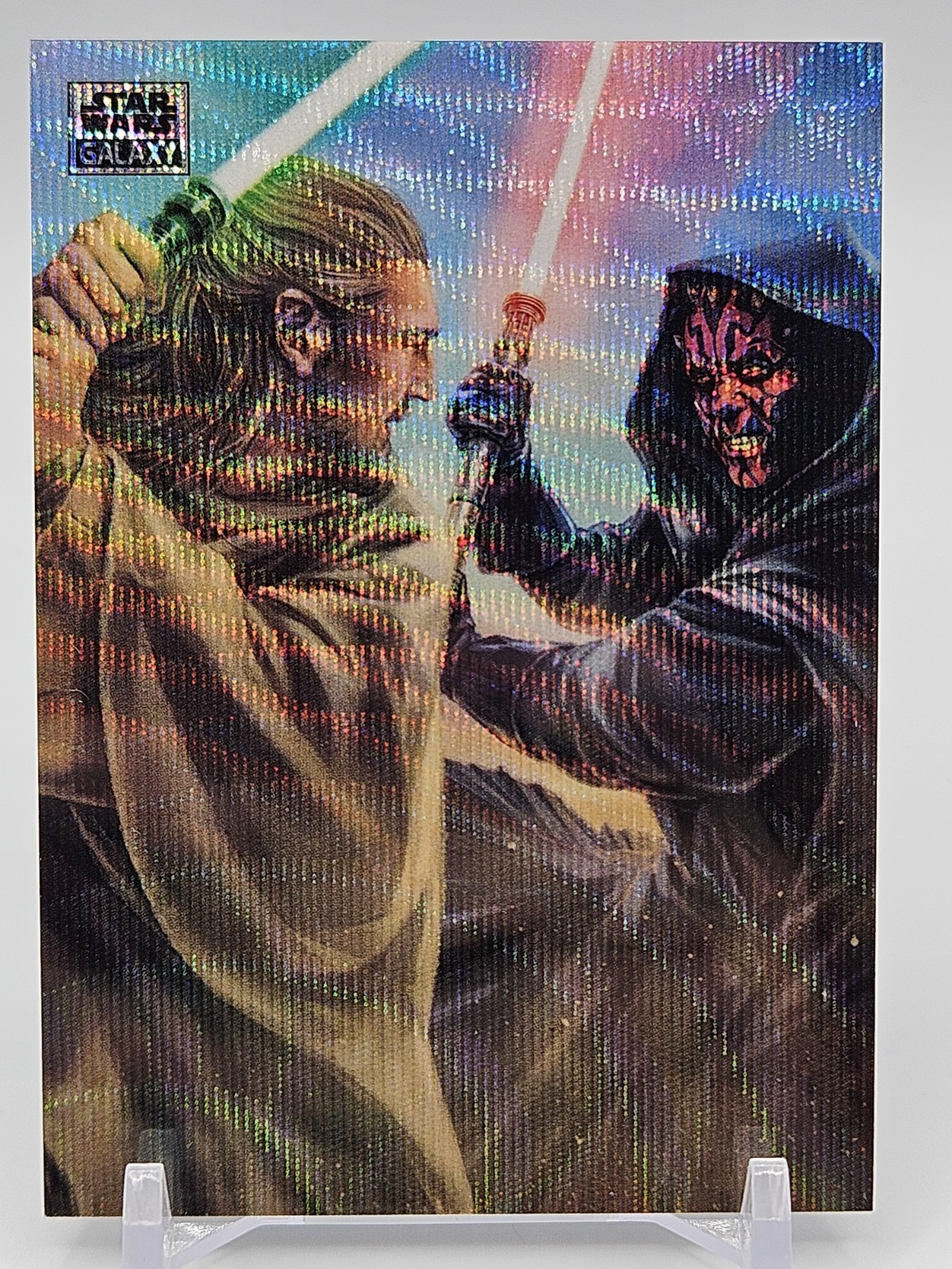 2024 Topps Star Wars Chrome Galaxy WARRIORS OF THE FORCE #1 Wave Refractor /99