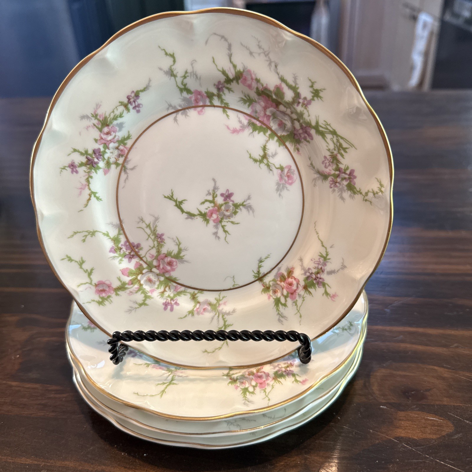 VTG Set 4 Theodore Haviland New York, 6 1/4\