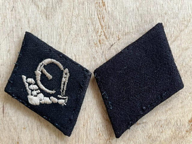 WW2 GERMAN Collar Tabs for 20th Estonian Elite Freiwilligen Volunteers Division