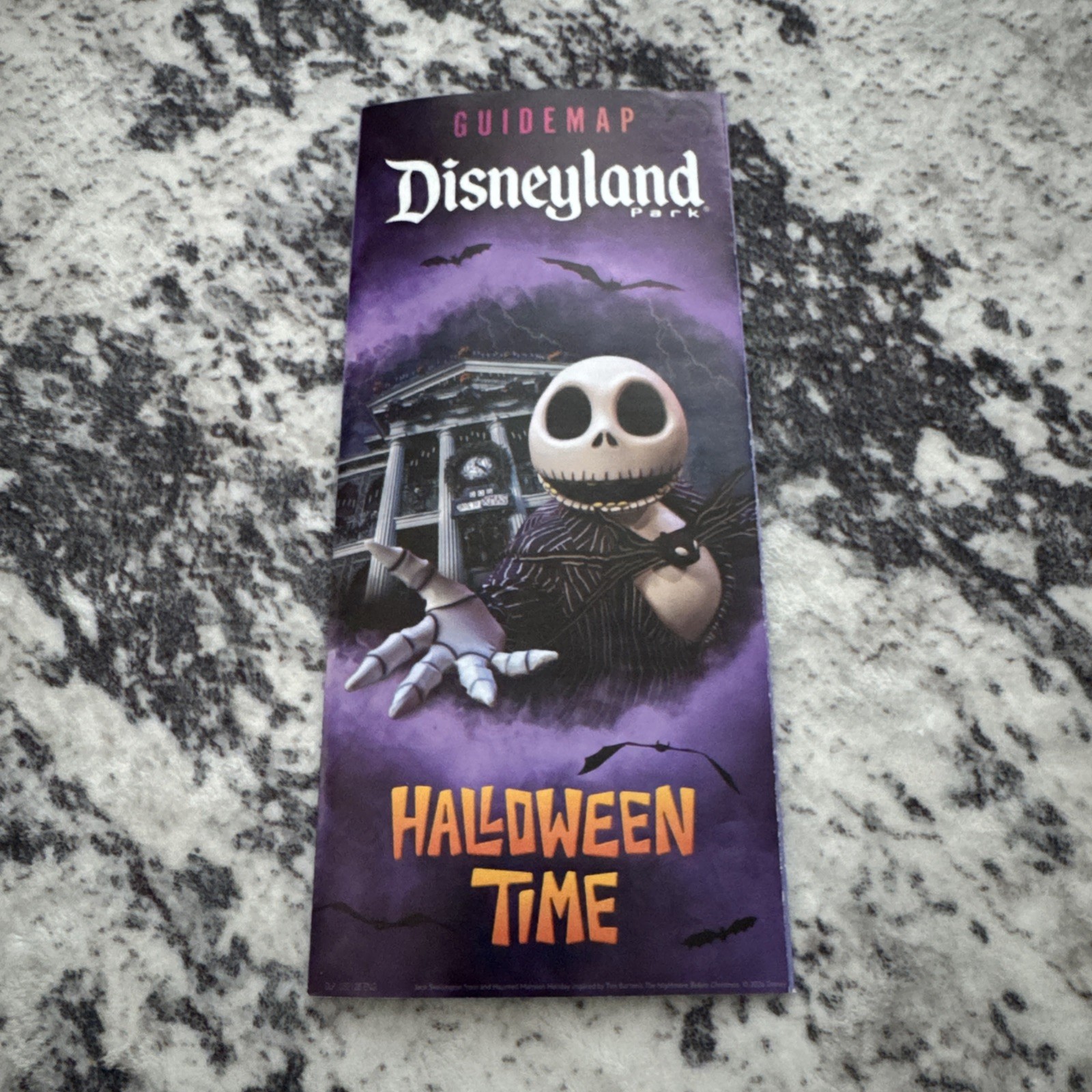 New August 2026 Disneyland Resort Halloween Time Guide Map