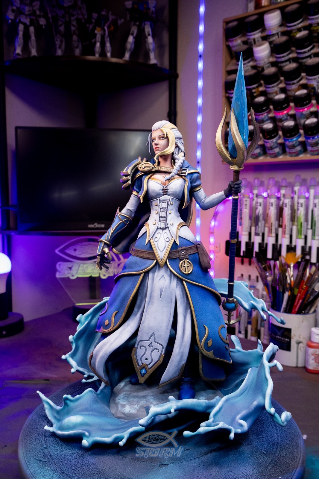 Jaina Proudmoore WoW Resin Figure Pro Painted 1/6 Scale + Signed COA