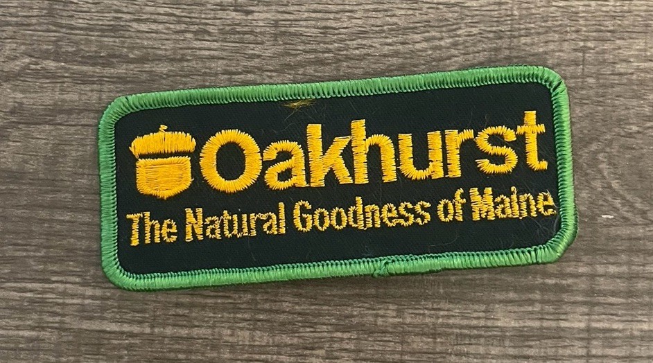 Vintage Oakhurst Company The Natural Goodness Of Maine Patch