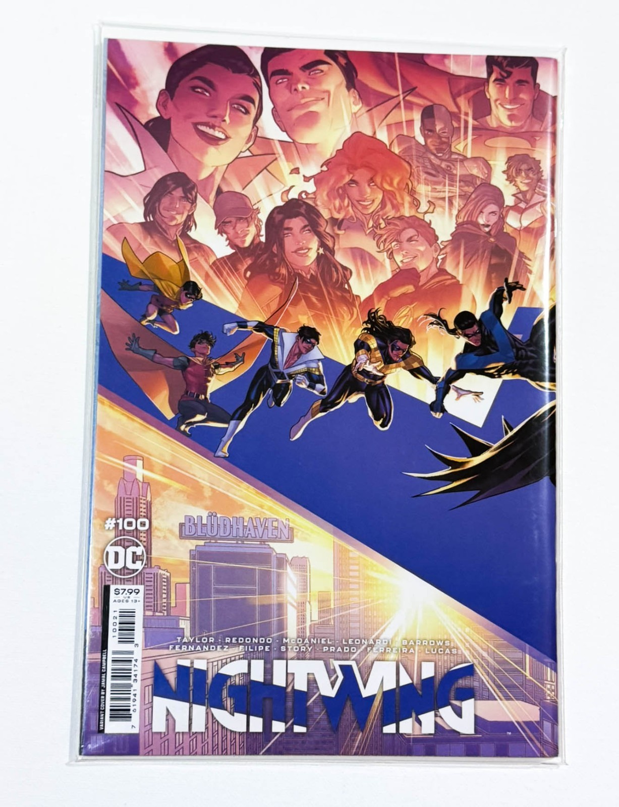 Nightwing #100 Jamal Campbell Cover B Wraparound 2023